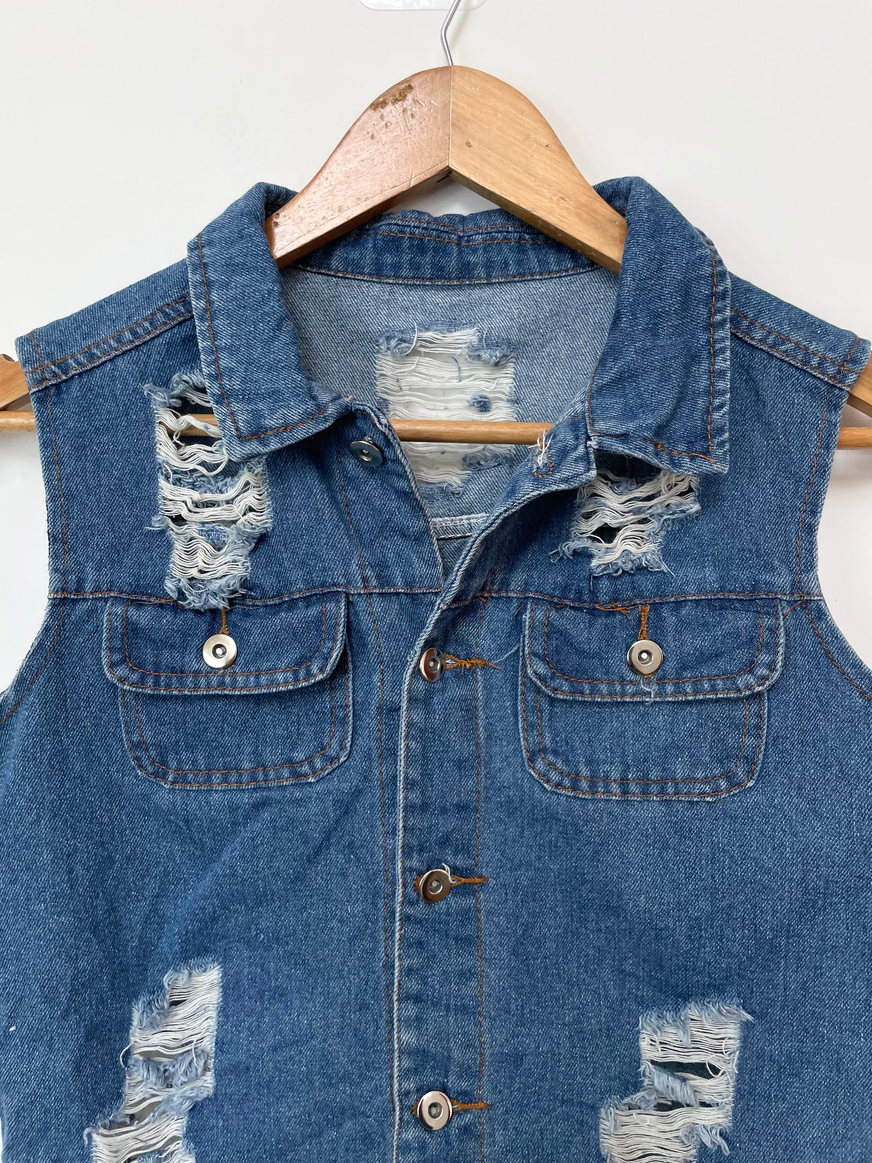 Denim Vest-Bust 36 - Image 2