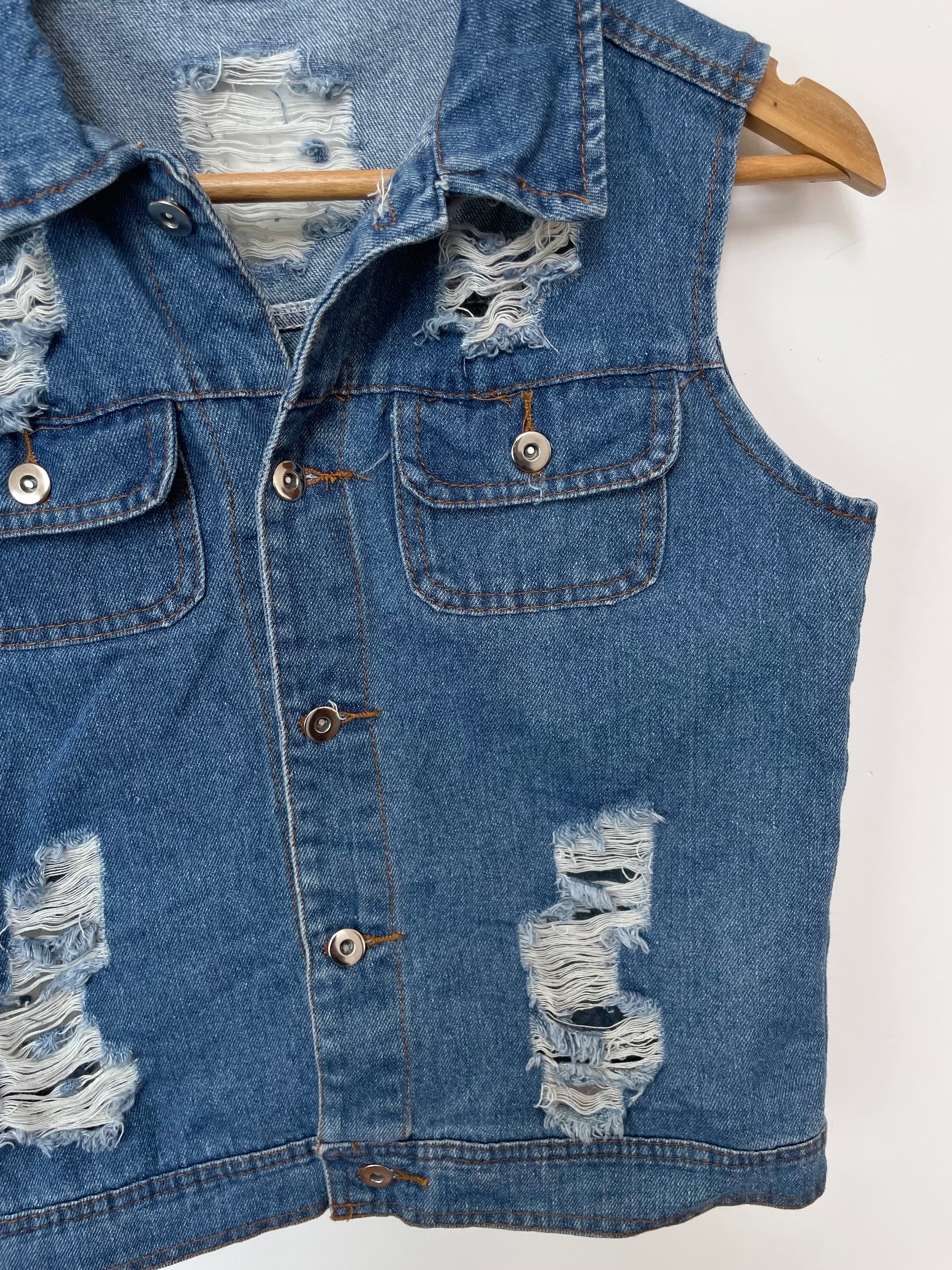 Denim Vest-Bust 36 - Image 3
