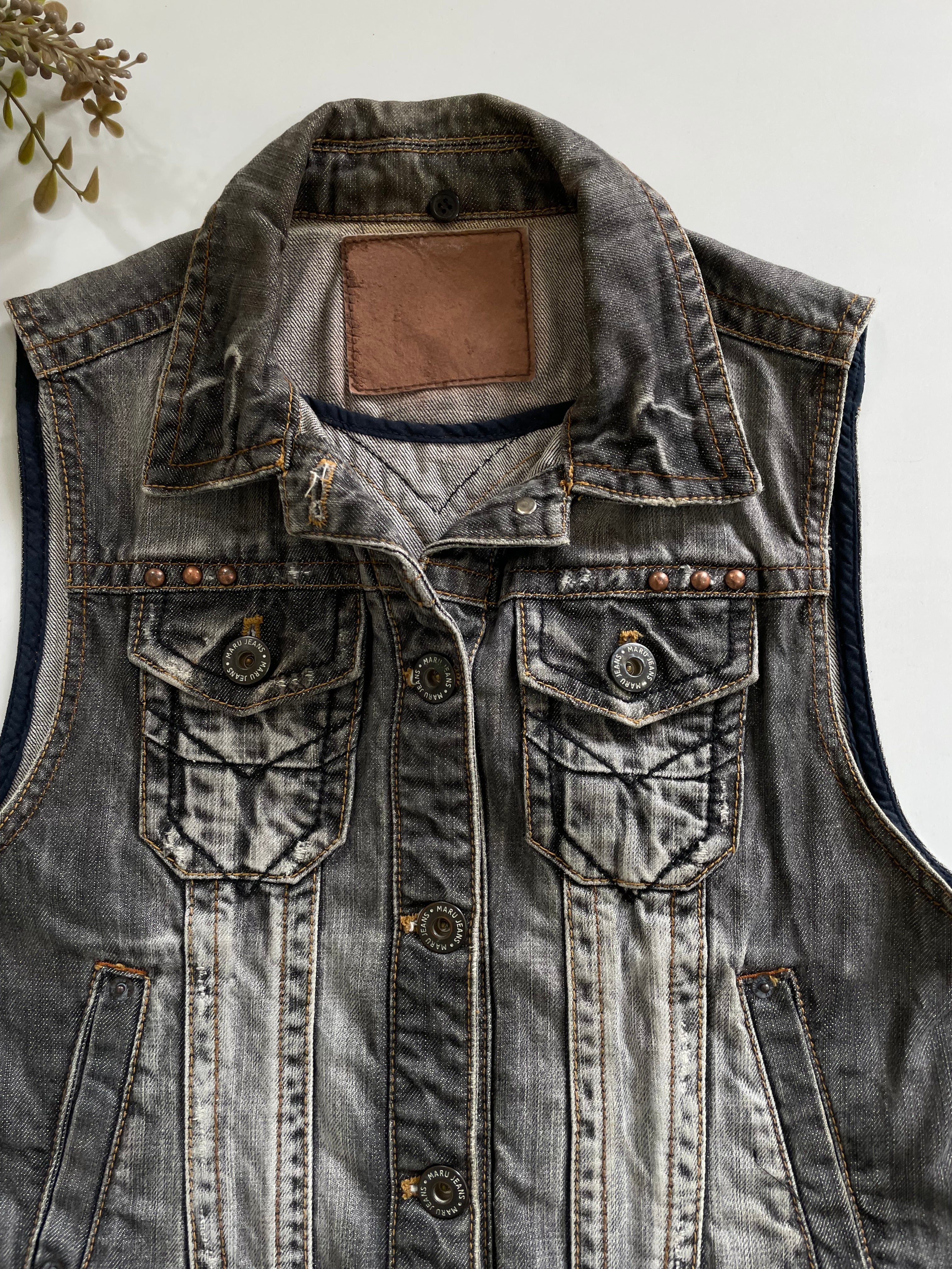 Denim Vest-Bust 34 - Image 2