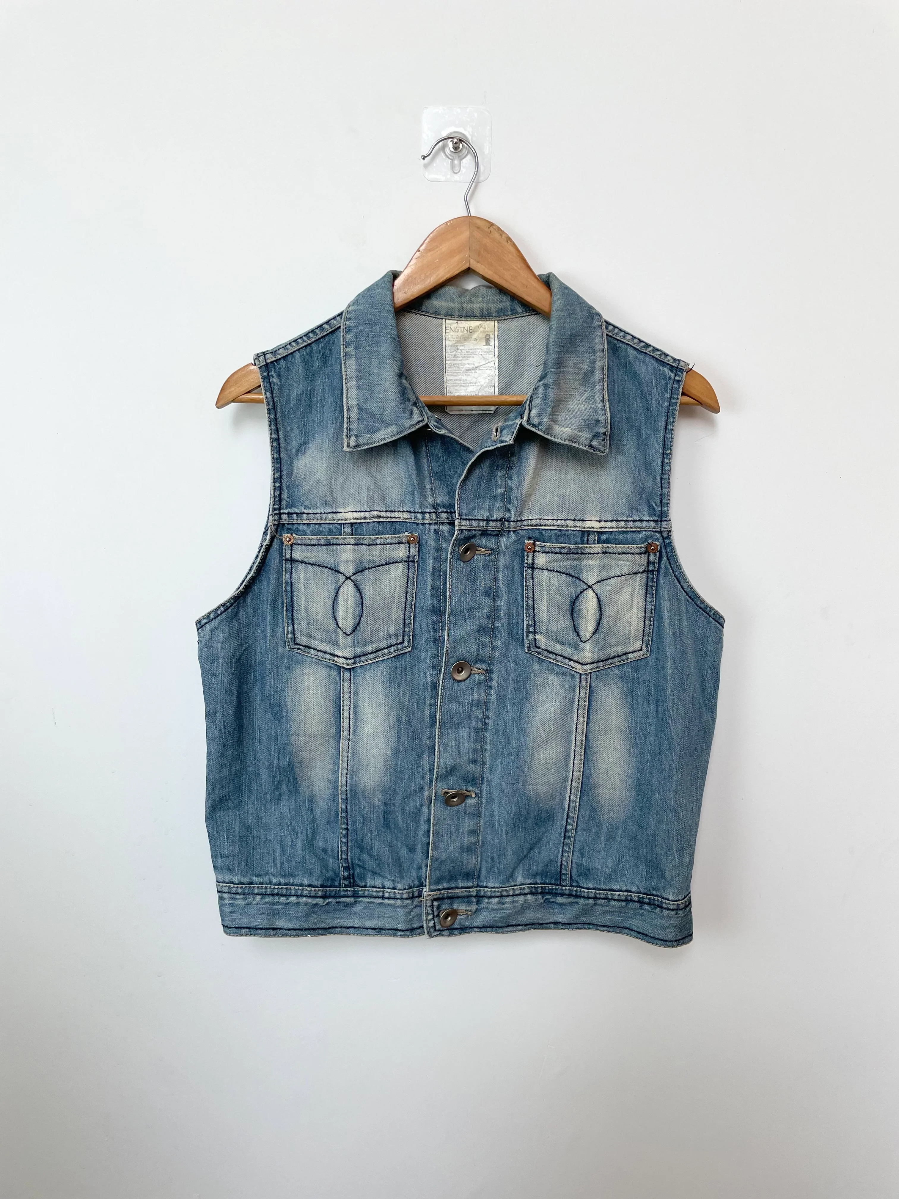 Engine Denim Vest-Bust 40