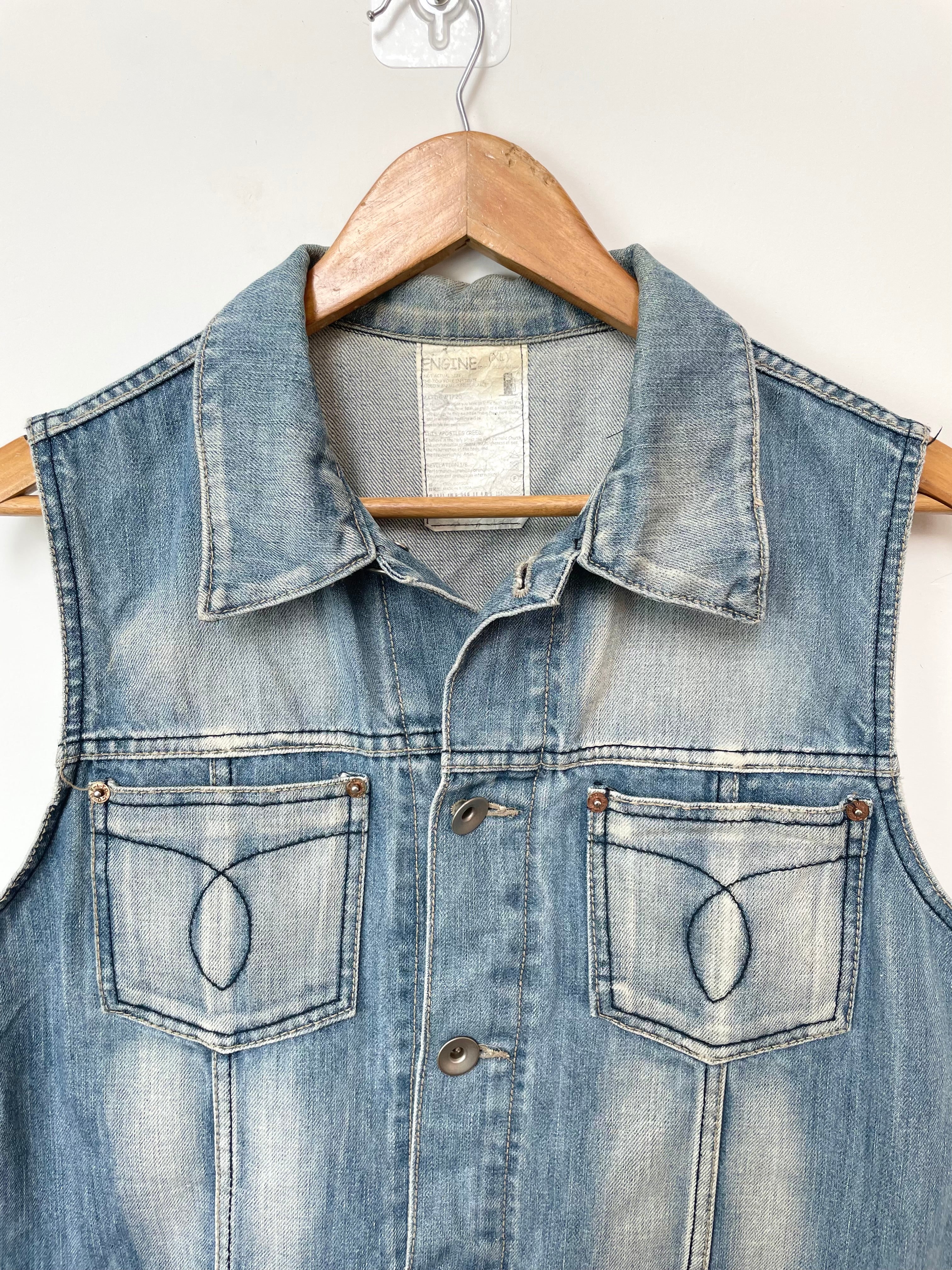 Engine Denim Vest-Bust 40 - Image 2