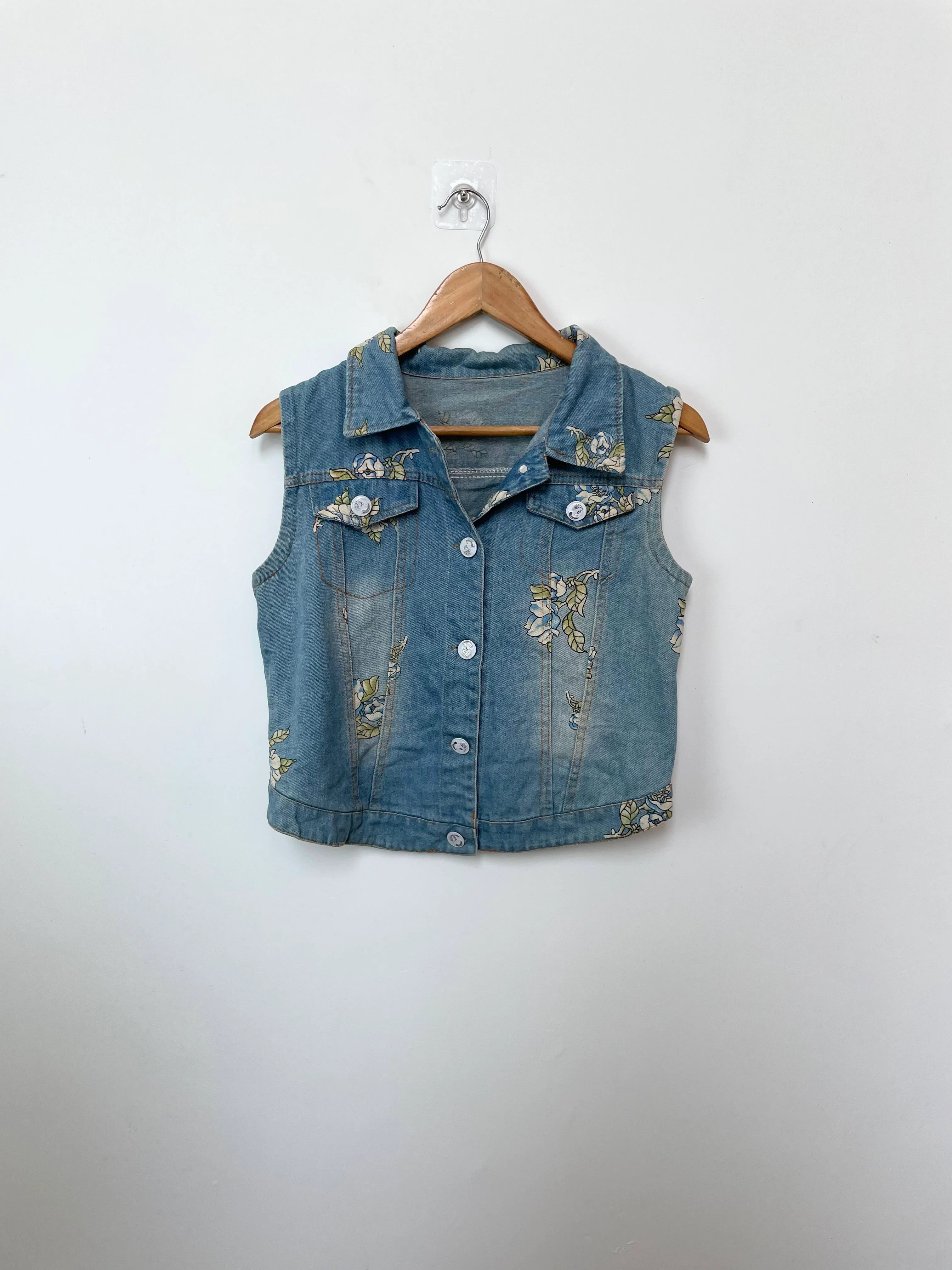 Denim Vest-Bust 36