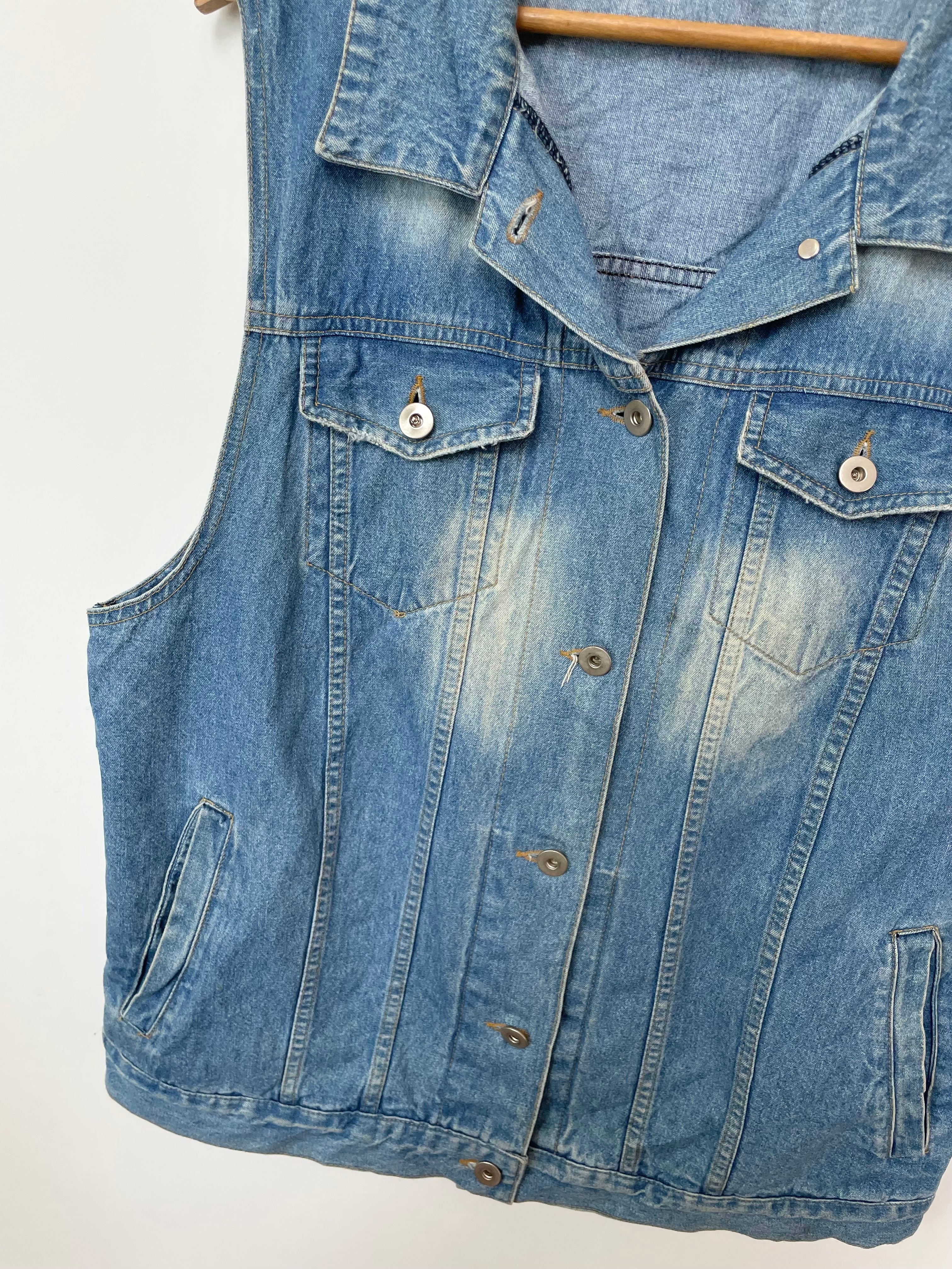 Mash Marigold Denim Vest-Bust 44 - Image 3