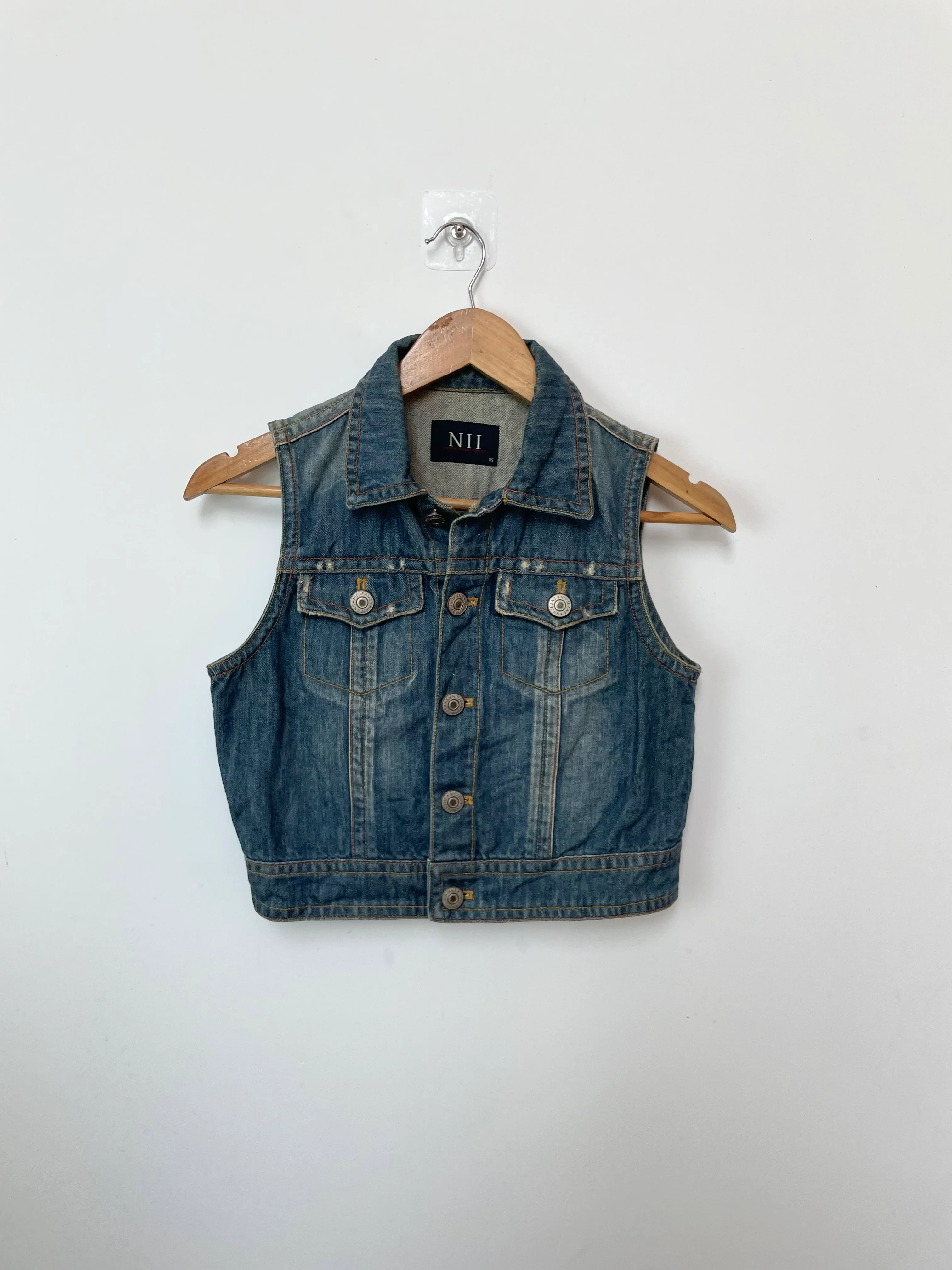 NII Denim Vest-Bust 34