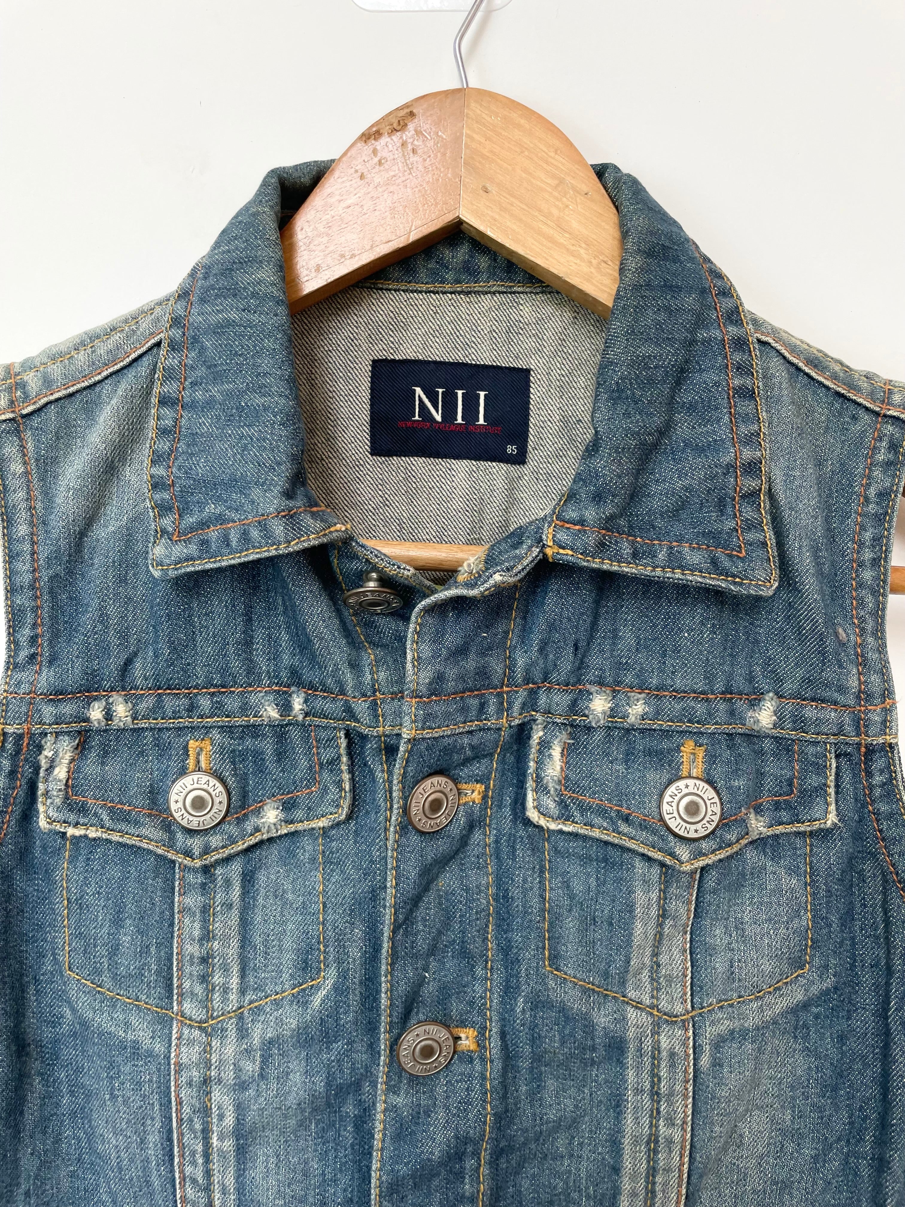 NII Denim Vest-Bust 34 - Image 2