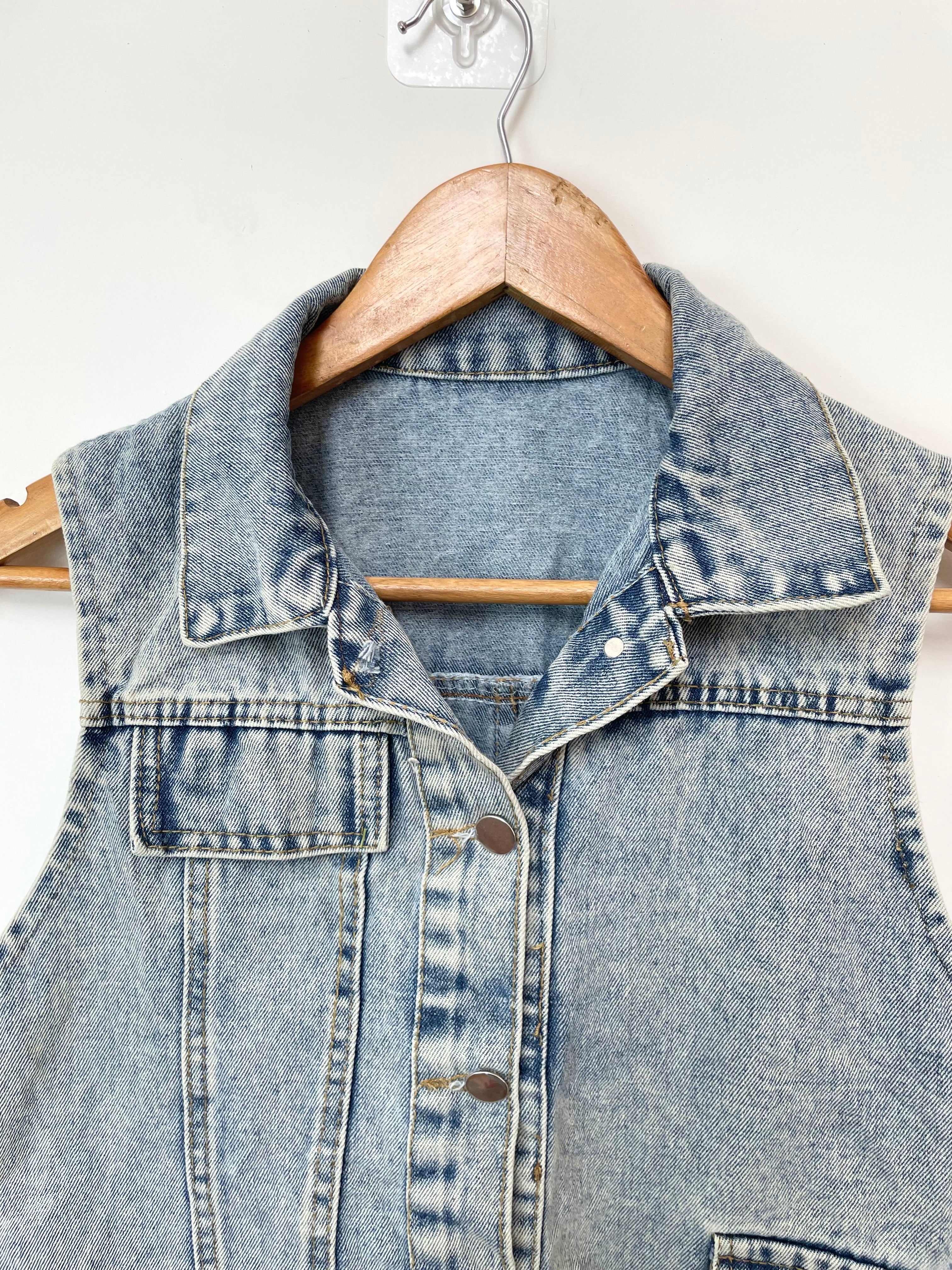 Denim Vest-Bust 36 - Image 2
