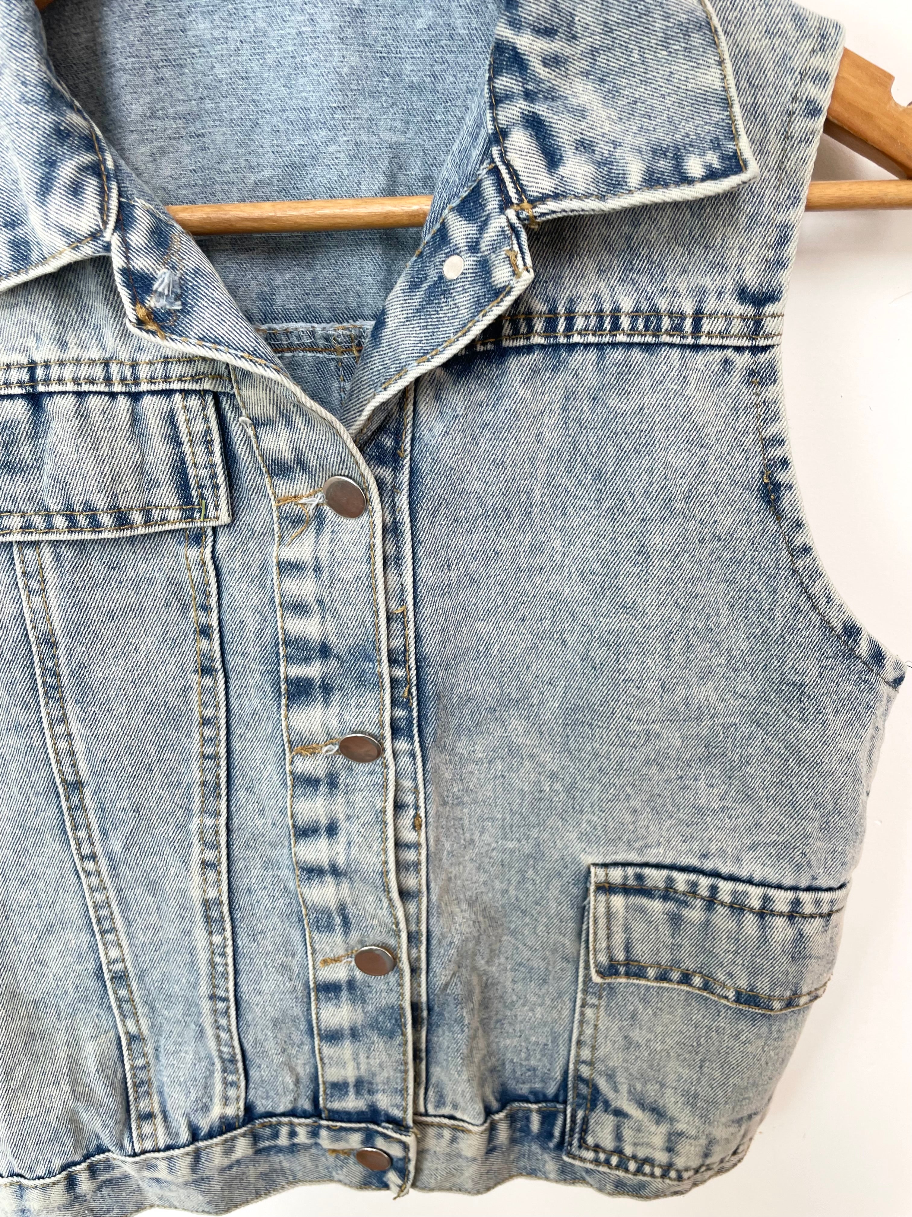 Denim Vest-Bust 36 - Image 3