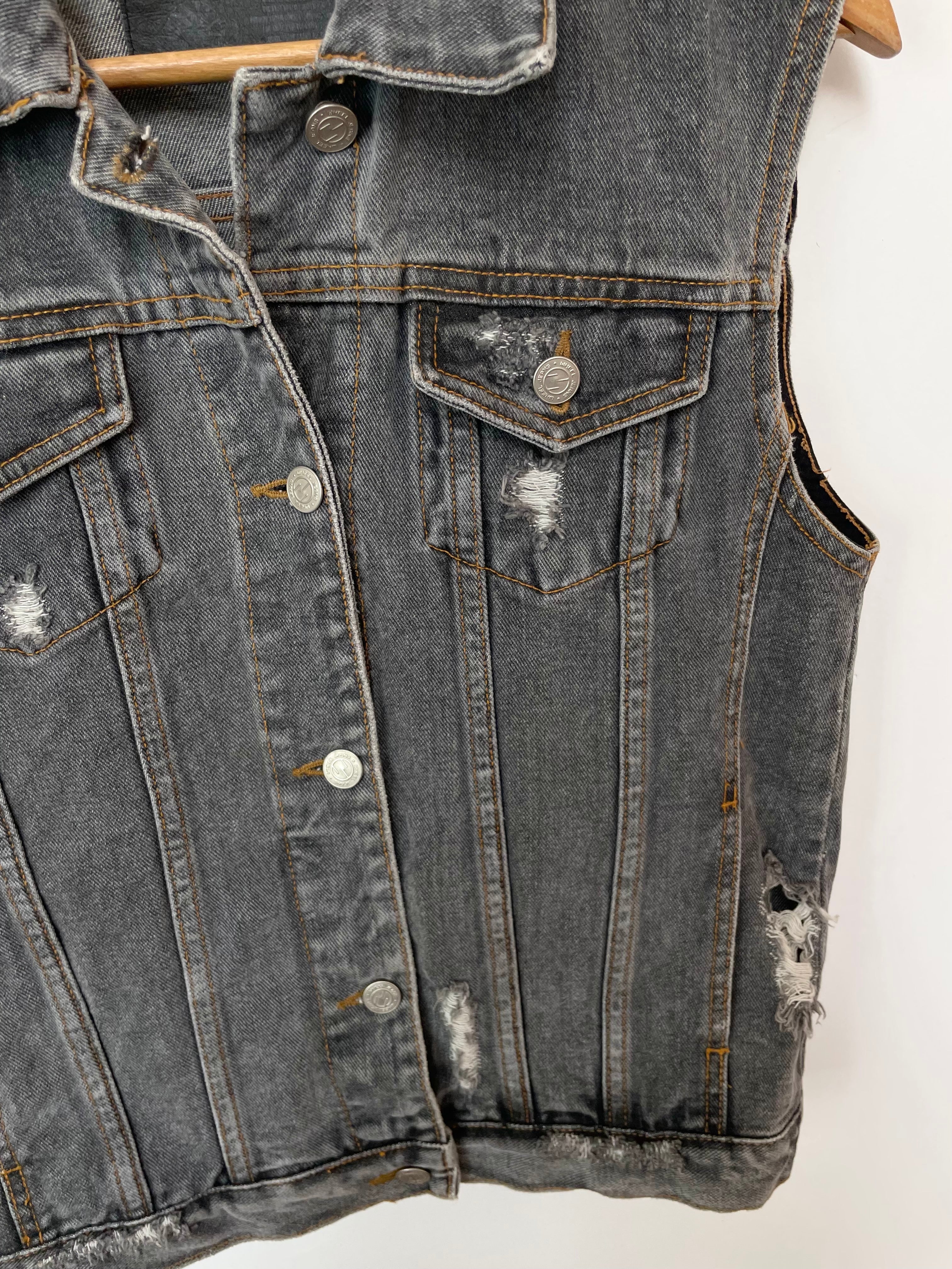 Wheel Denim Vest-Bust 36 - Image 3
