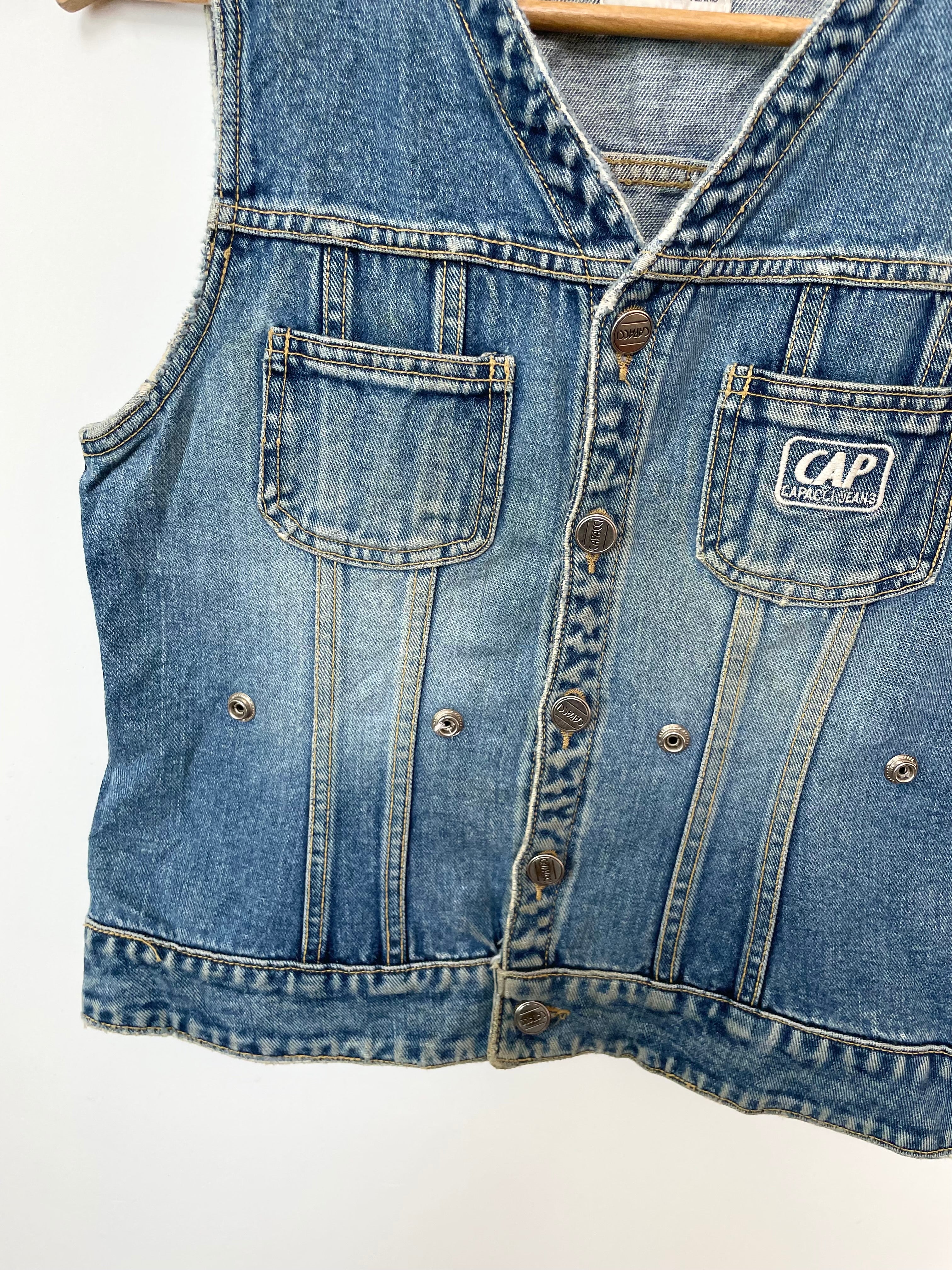 Capacci Denim Vest-Bust 36 - Image 3