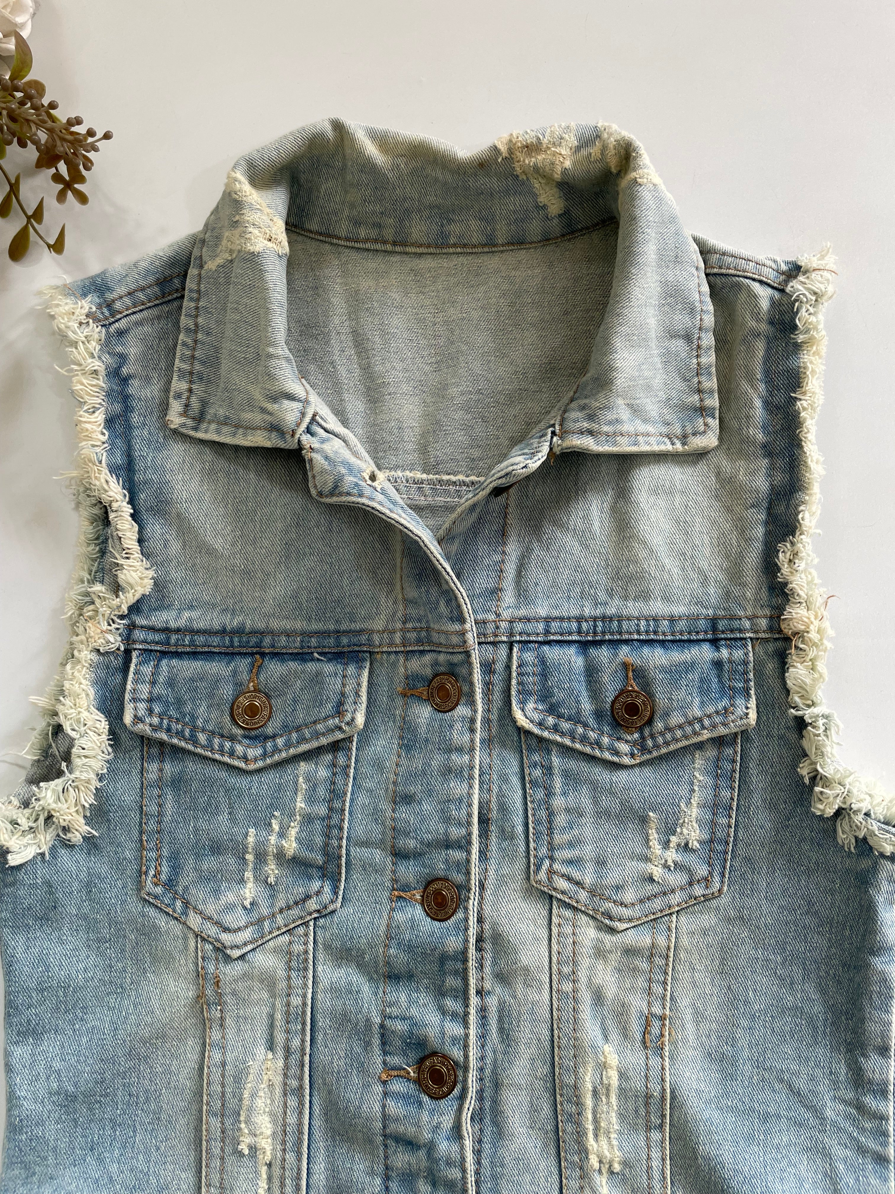 Denim Vest-Bust 30 - Image 2