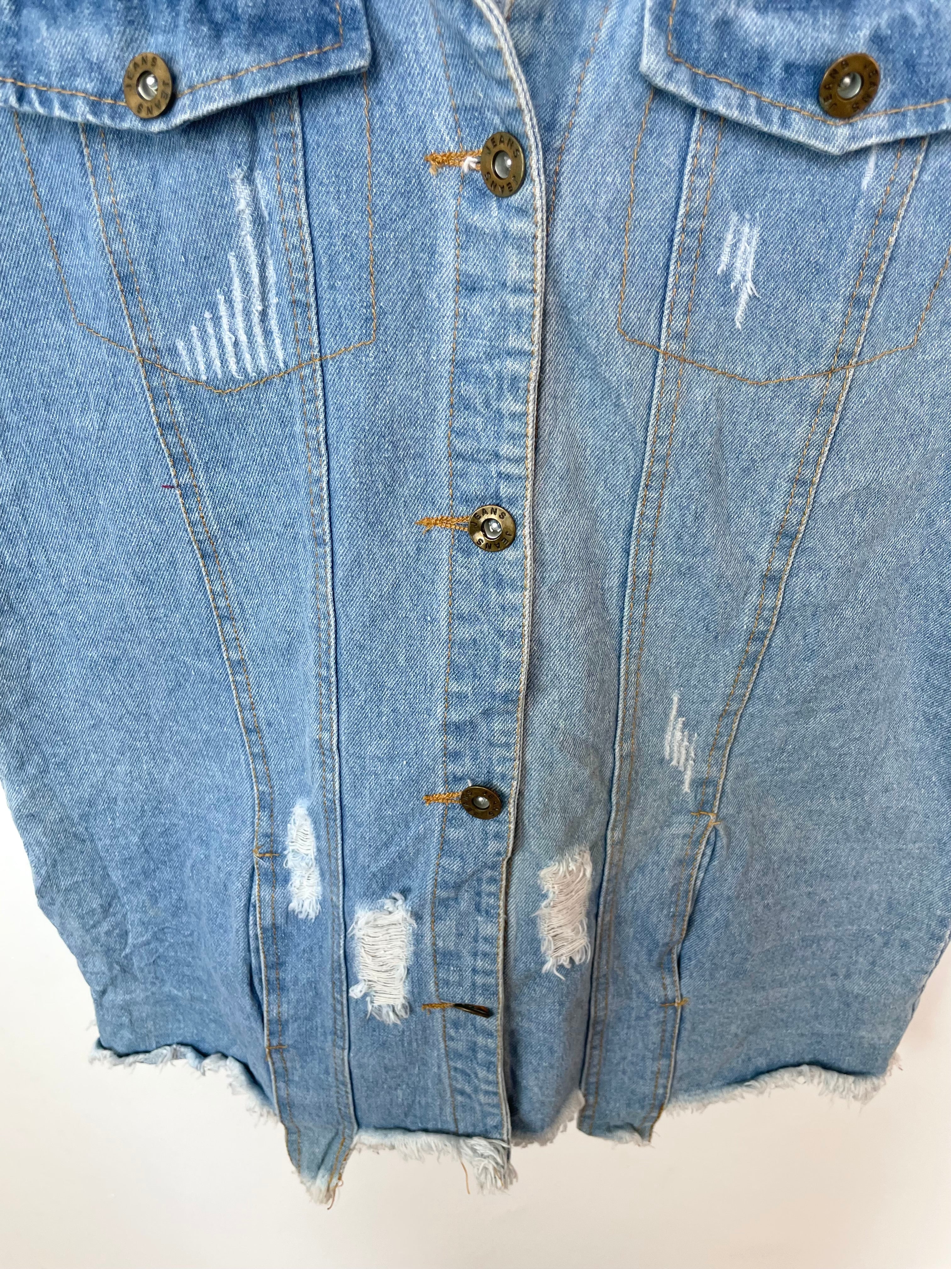 Alto Denim Vest-Bust 38 - Image 3