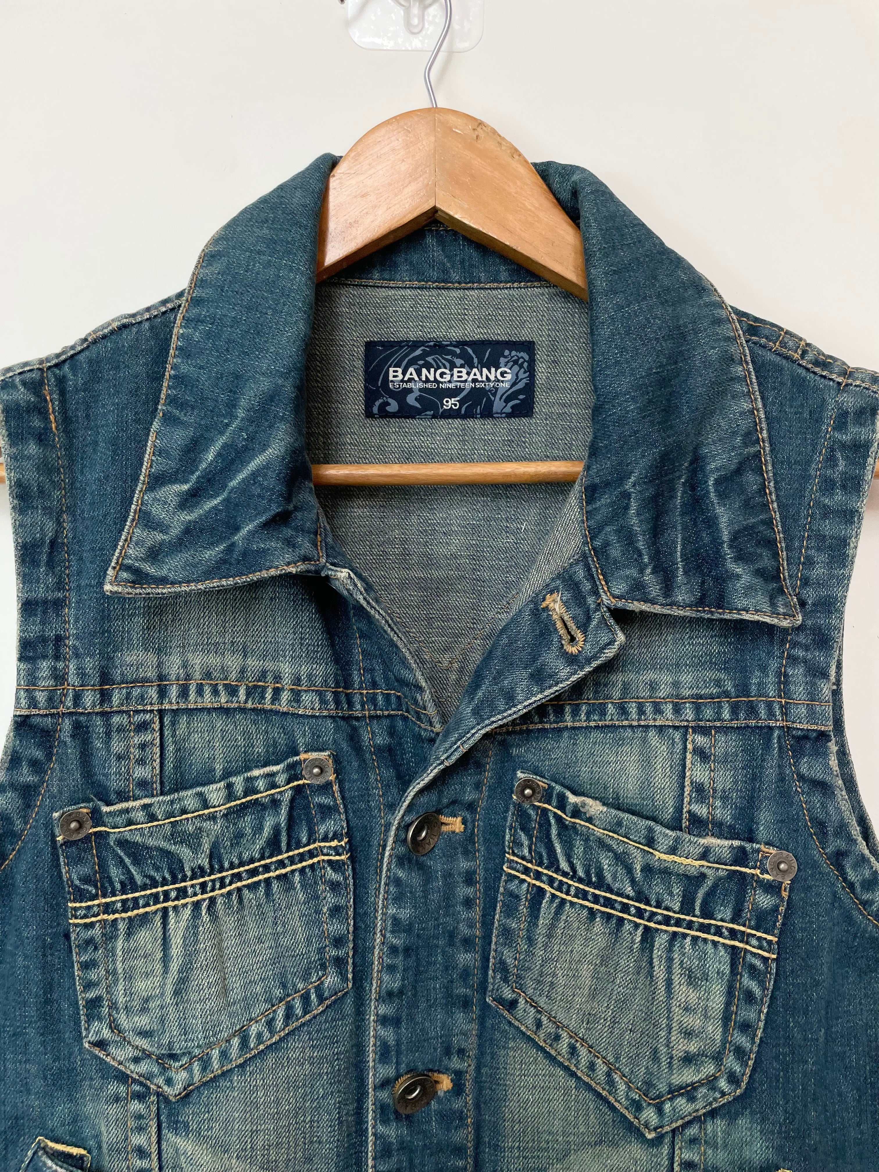 Bangbang Denim Vest-Bust 36 - Image 2