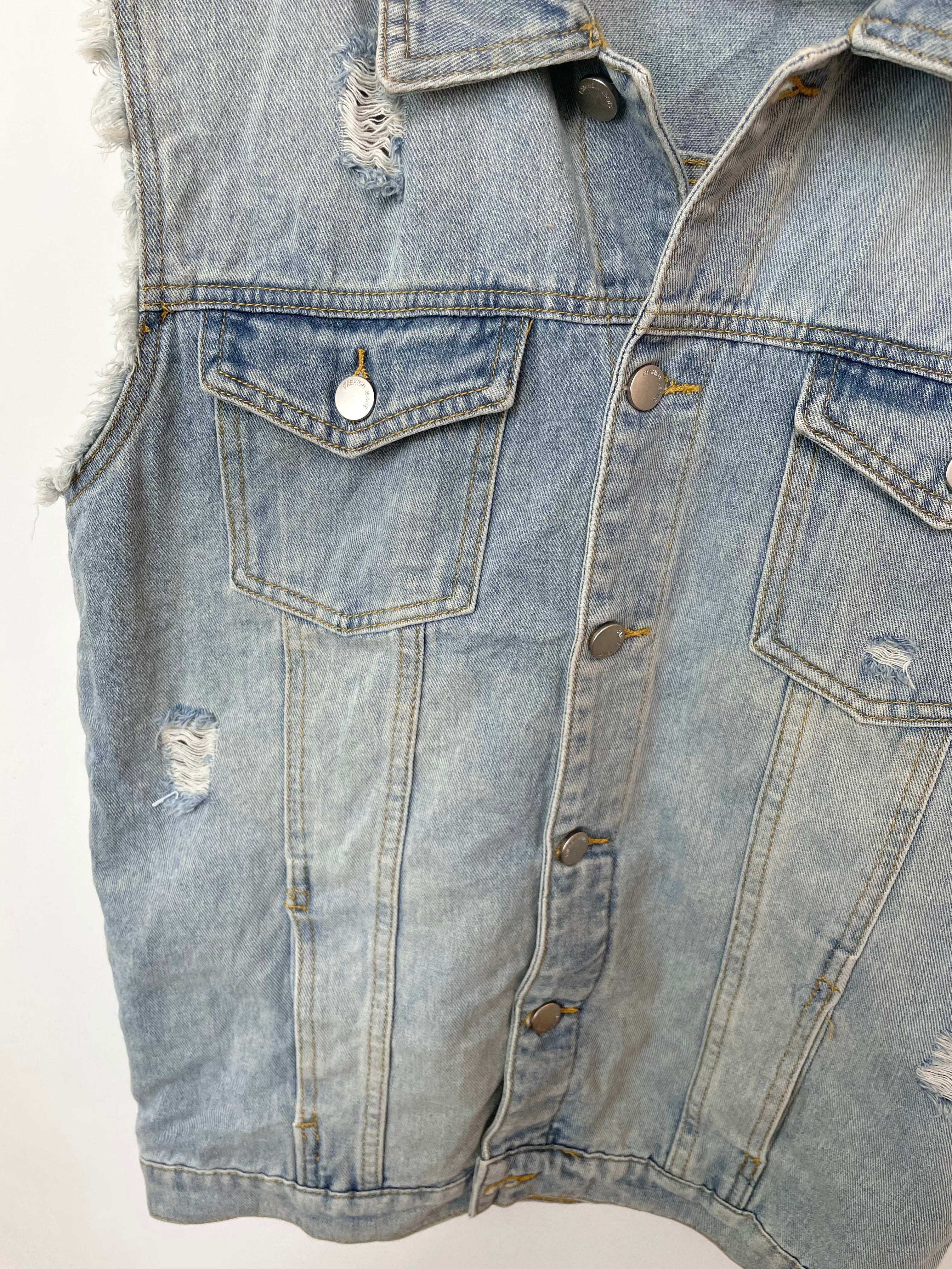 Denim Vest-Bust 40 - Image 3