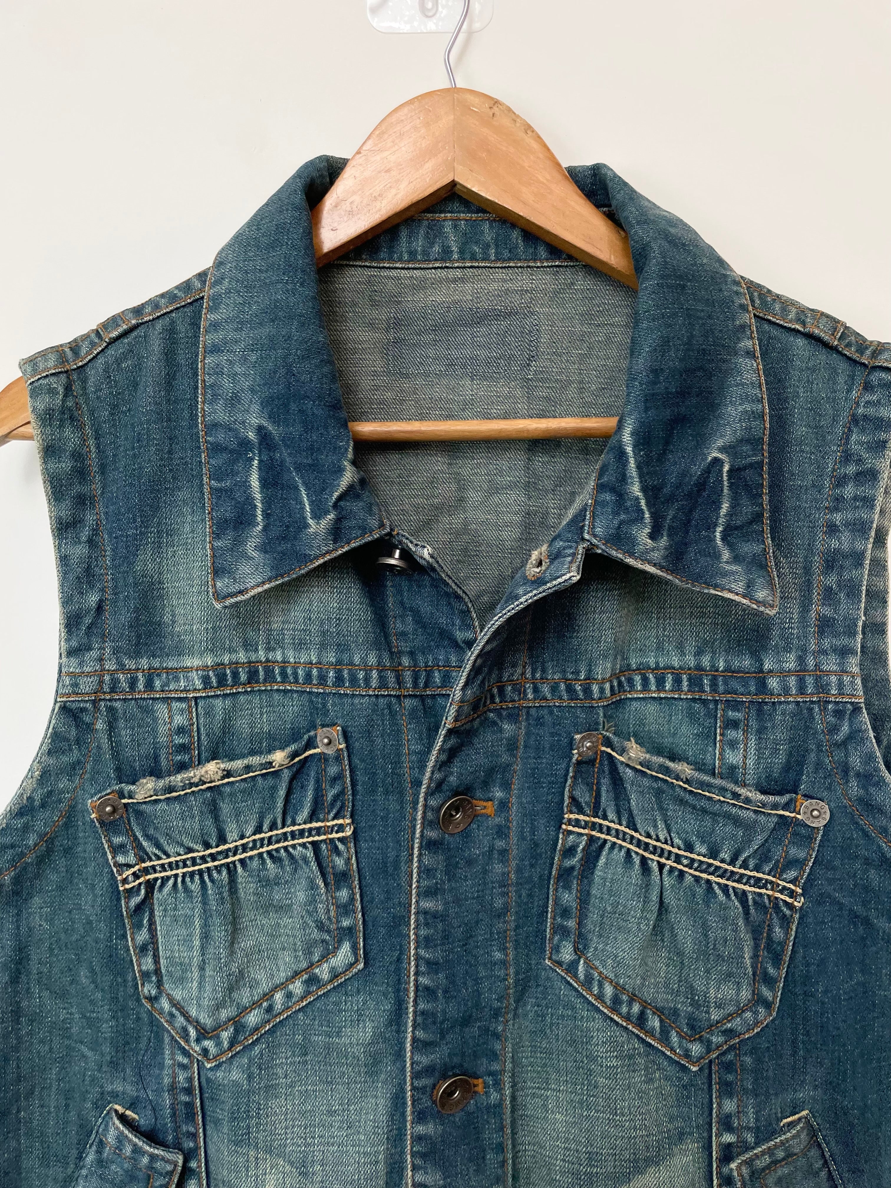 Bangbang Denim Vest-Bust 40 - Image 2