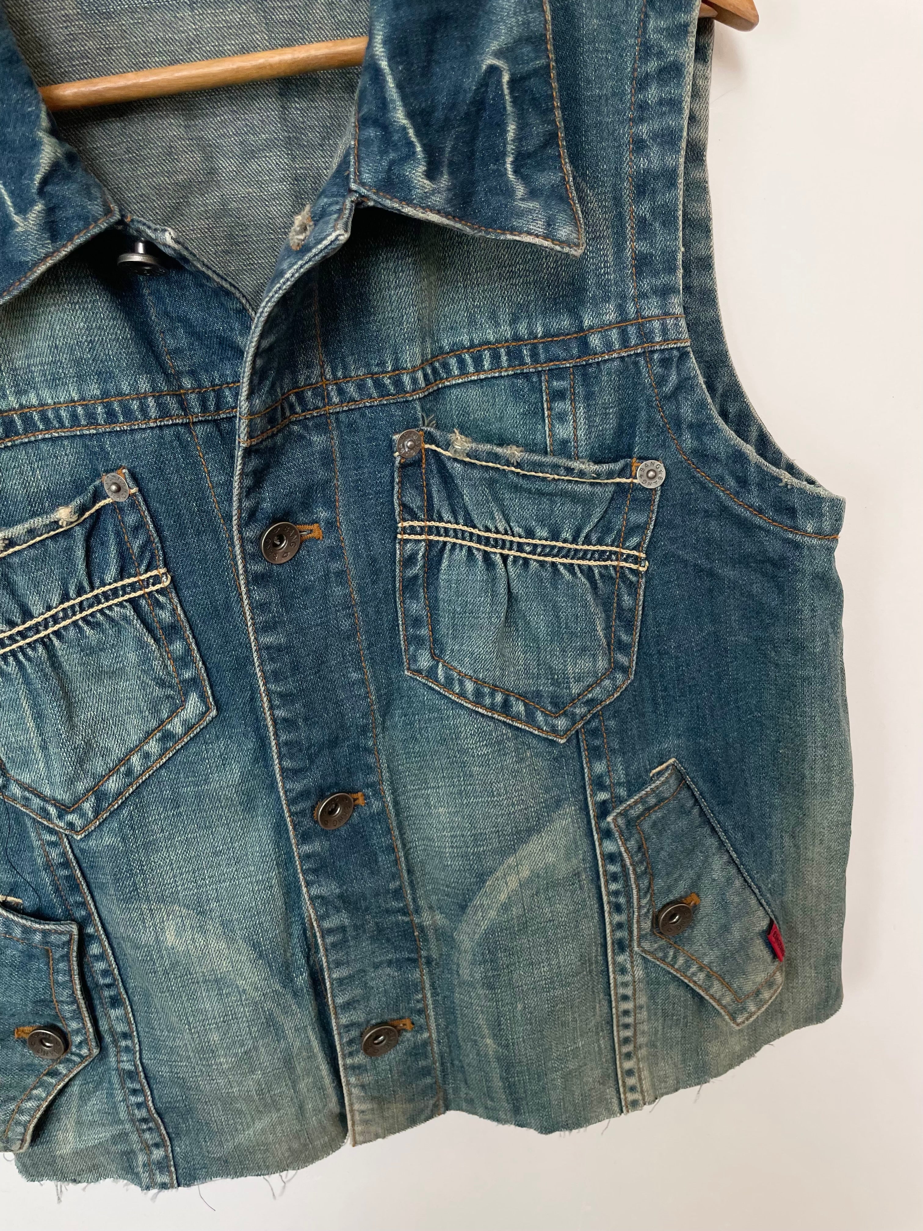 Bangbang Denim Vest-Bust 40 - Image 3