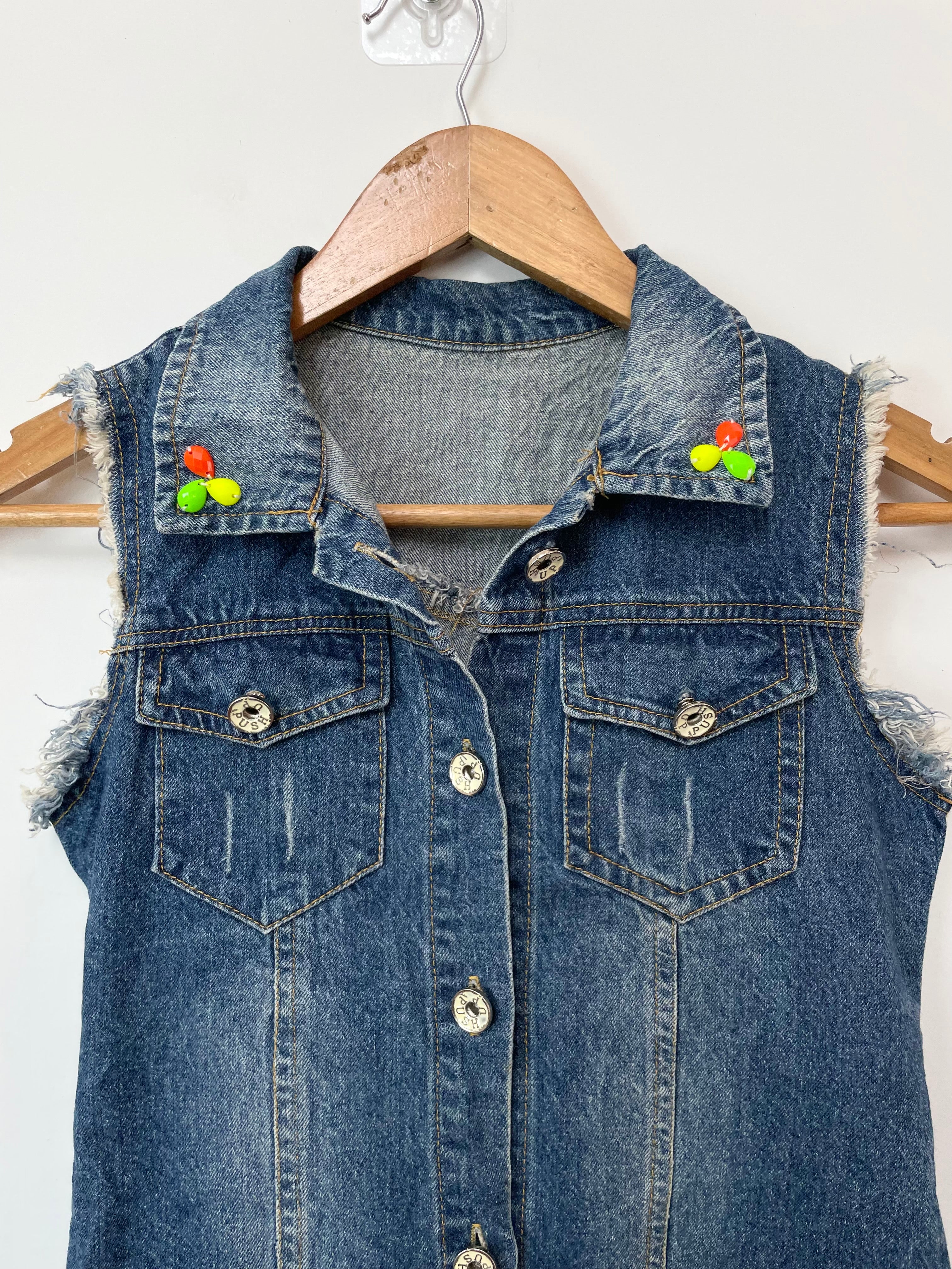 Denim Vest-Bust 30 - Image 2