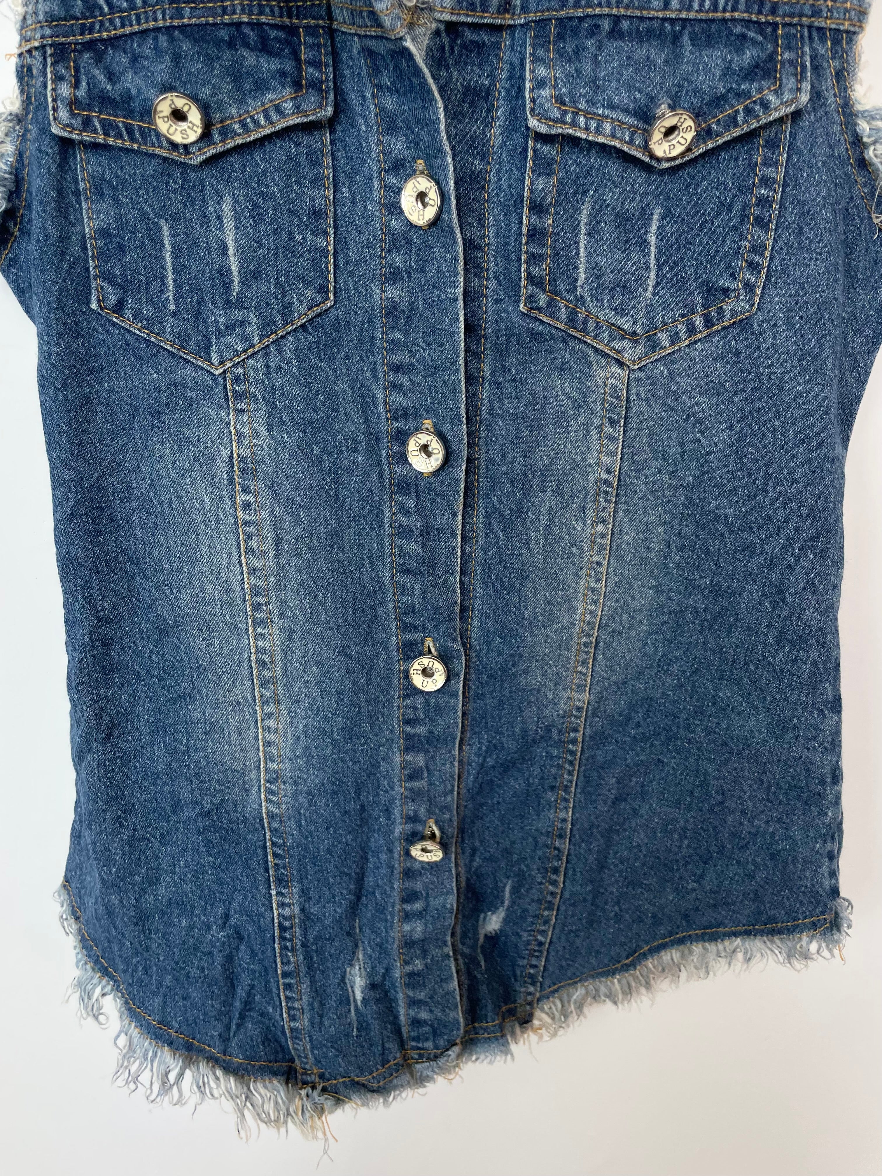 Denim Vest-Bust 30 - Image 3