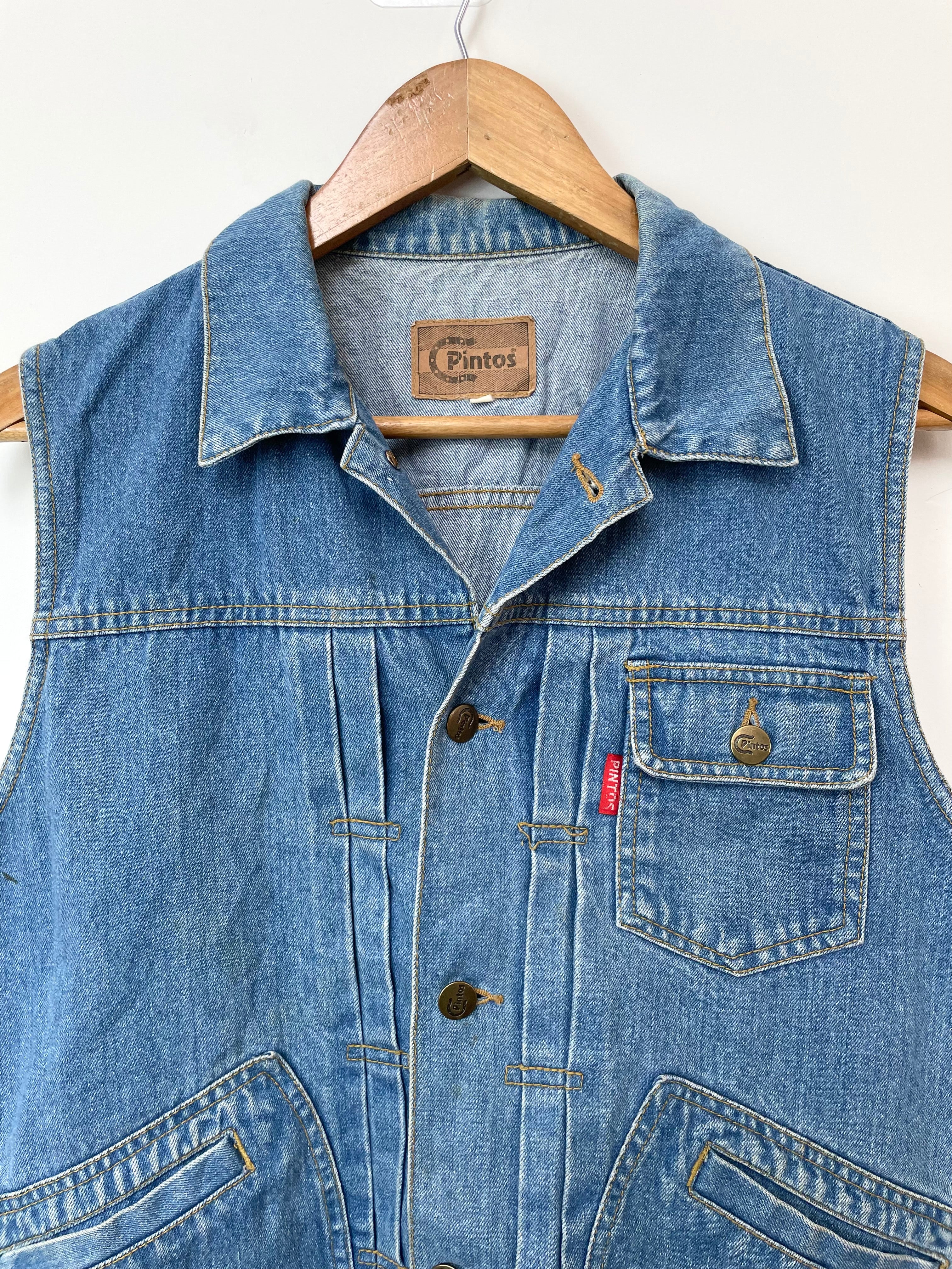 Pintos Denim Vest-Bust 38 - Image 2