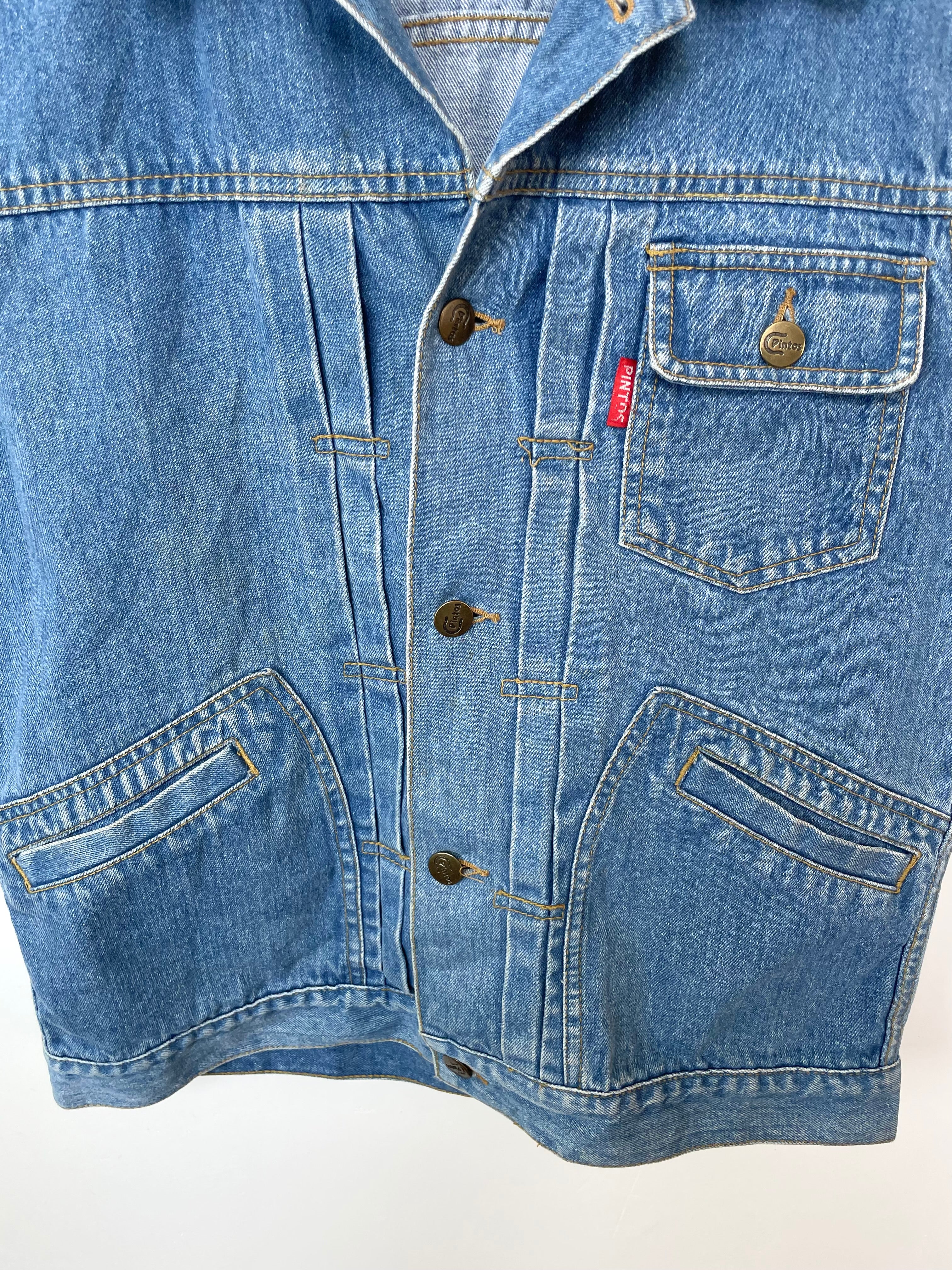 Pintos Denim Vest-Bust 38 - Image 3