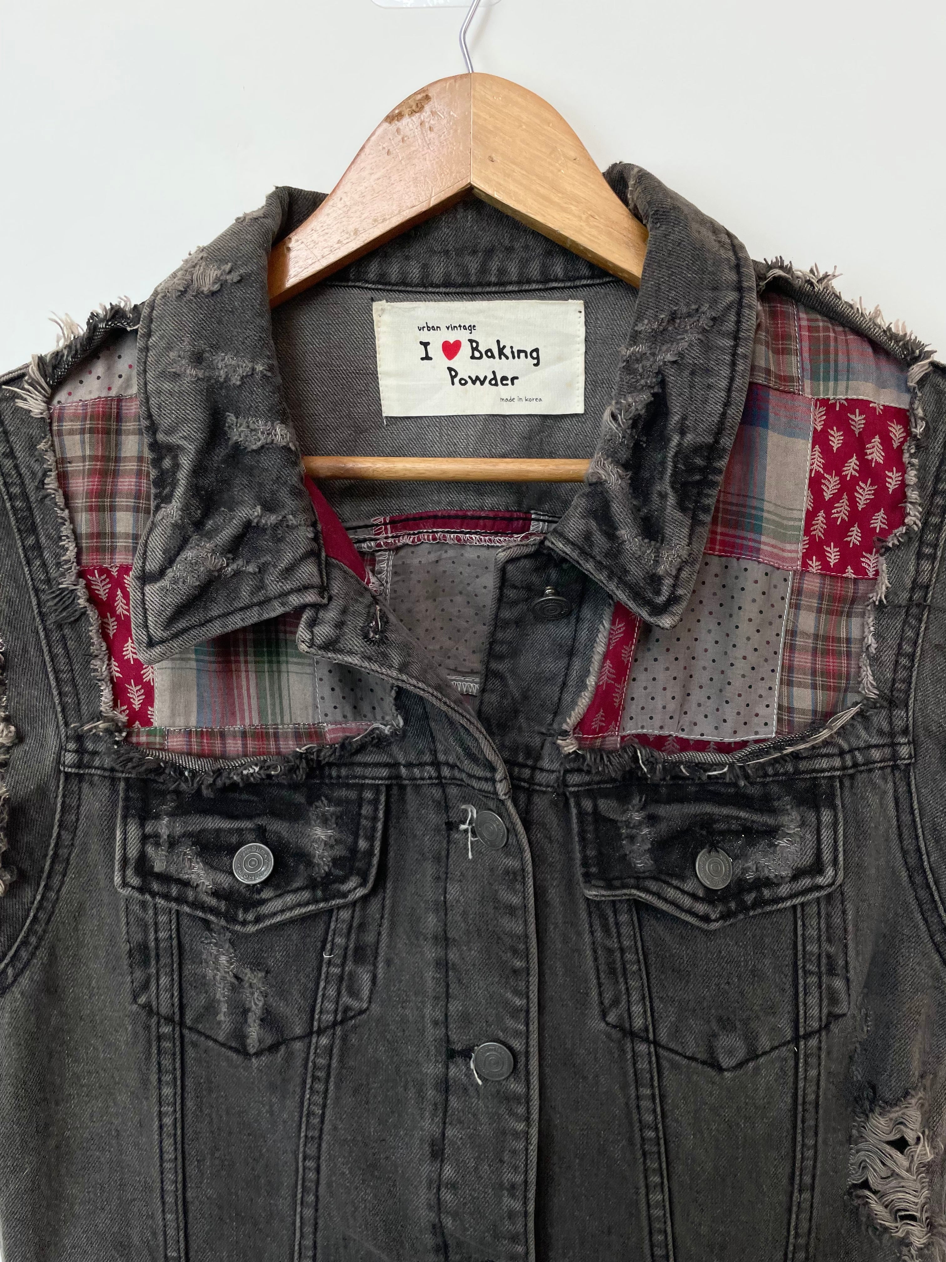 Vintage Denim Vest-Bust 36 - Image 2