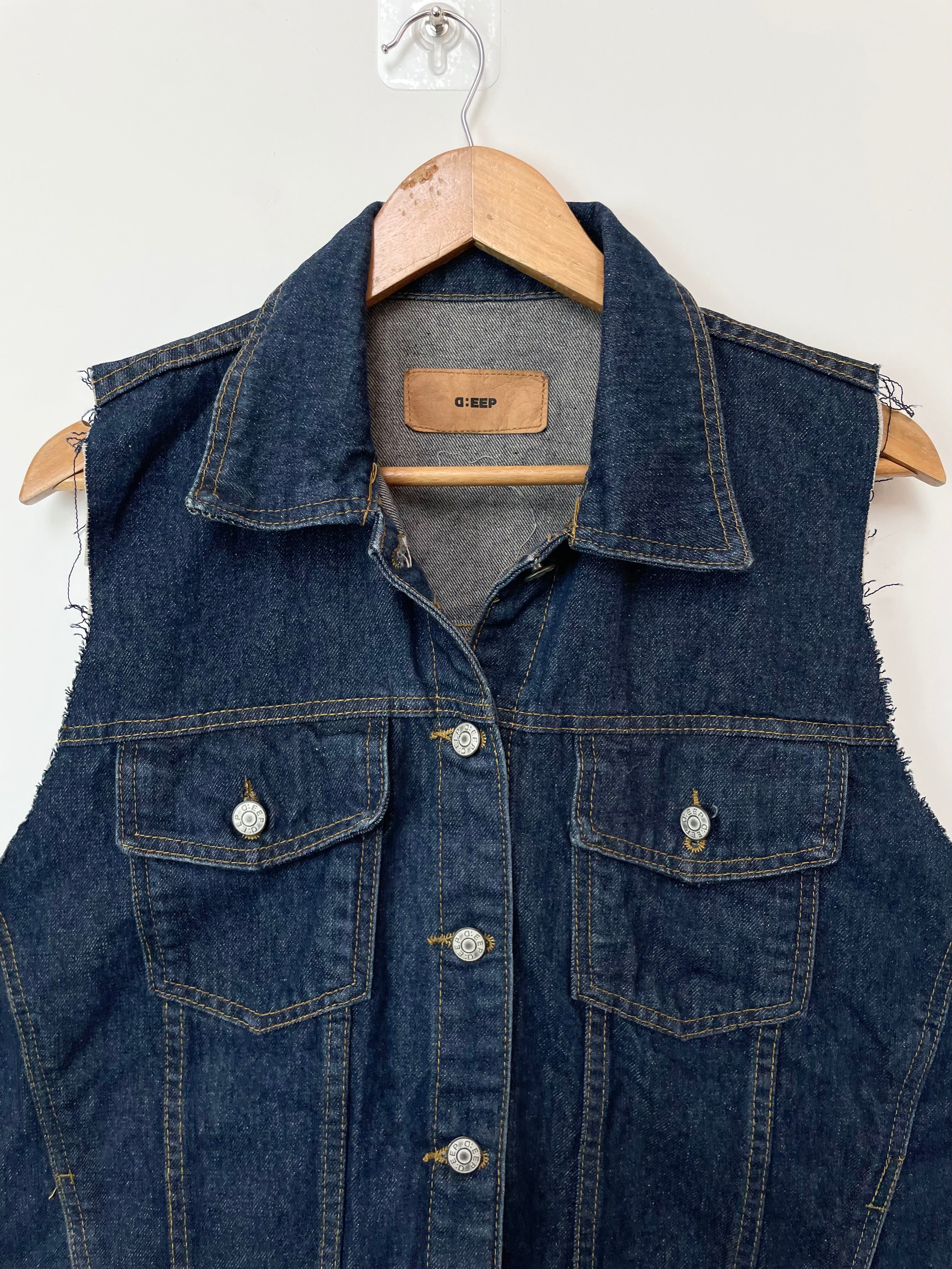 Deep Denim Vest-Bust 44 - Image 2