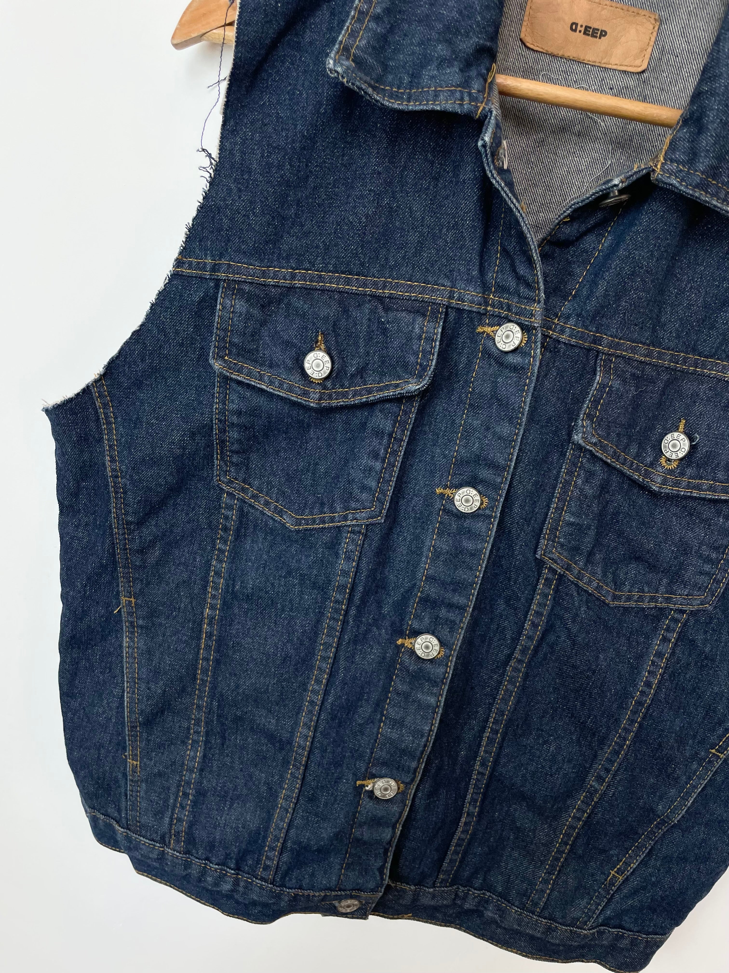 Deep Denim Vest-Bust 44 - Image 3