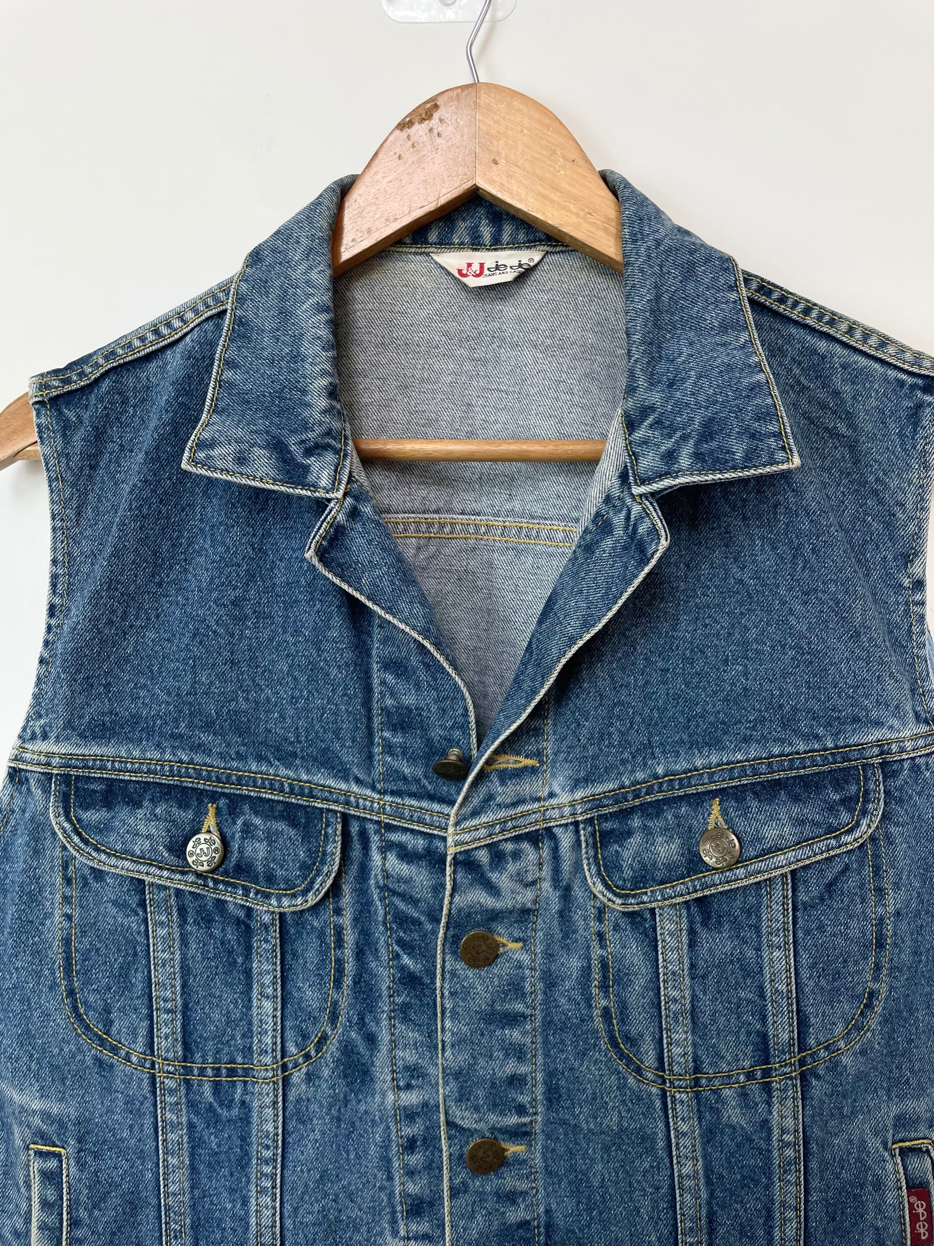 Jeje Denim Vest-Bust 38 - Image 2