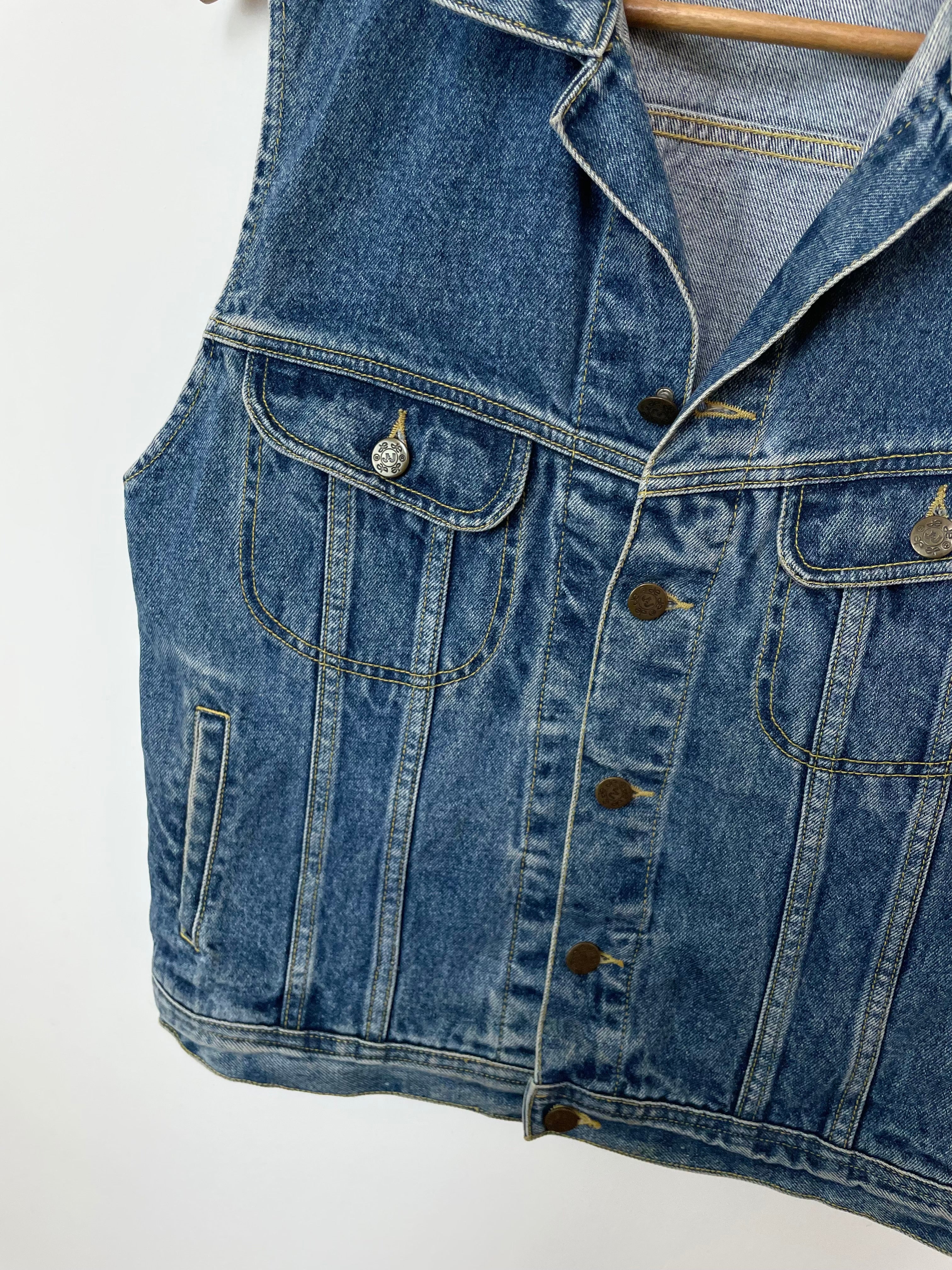 Jeje Denim Vest-Bust 38 - Image 3