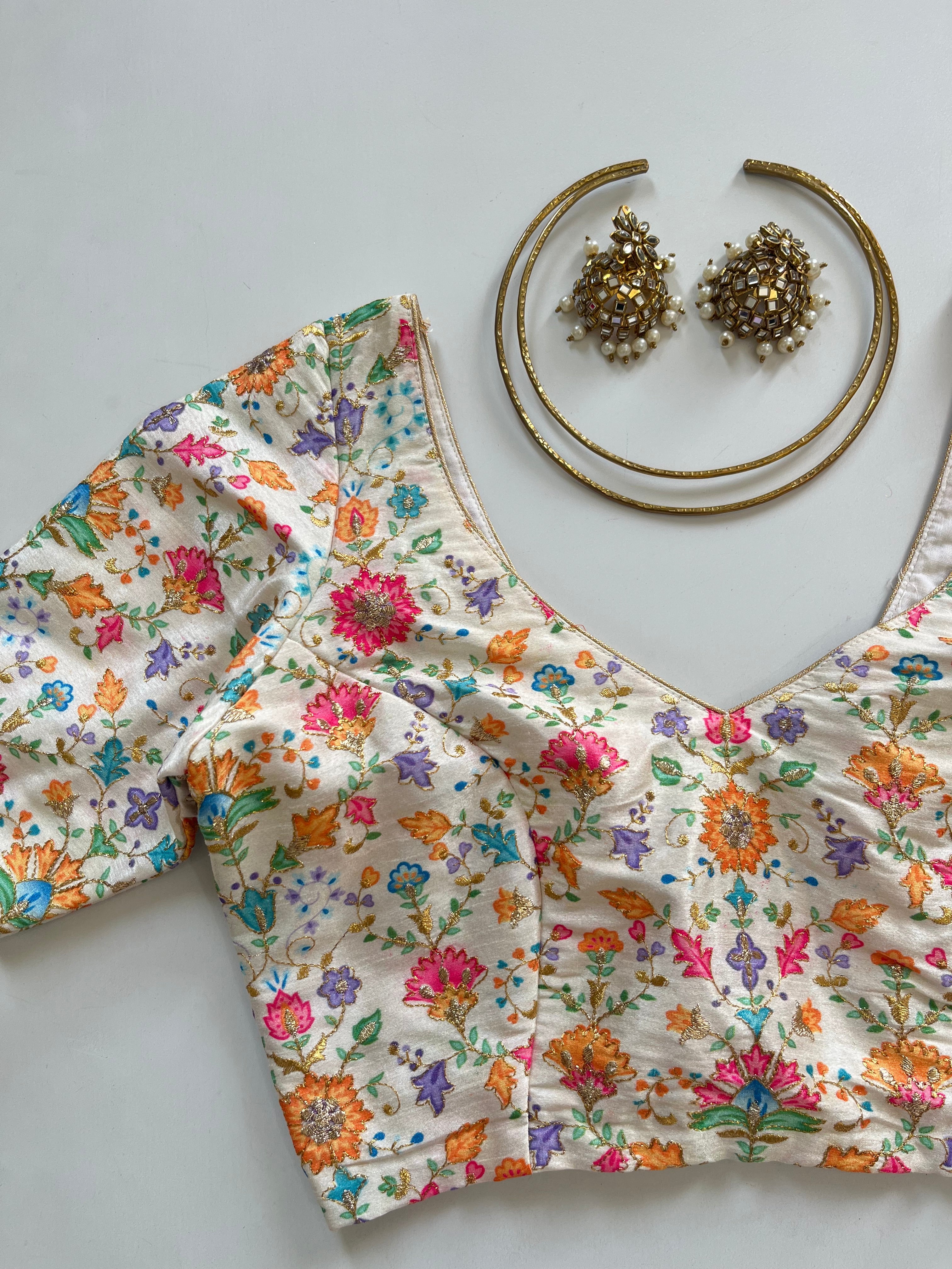 Embroidered Desi Top-Bust 32/34 - Image 3