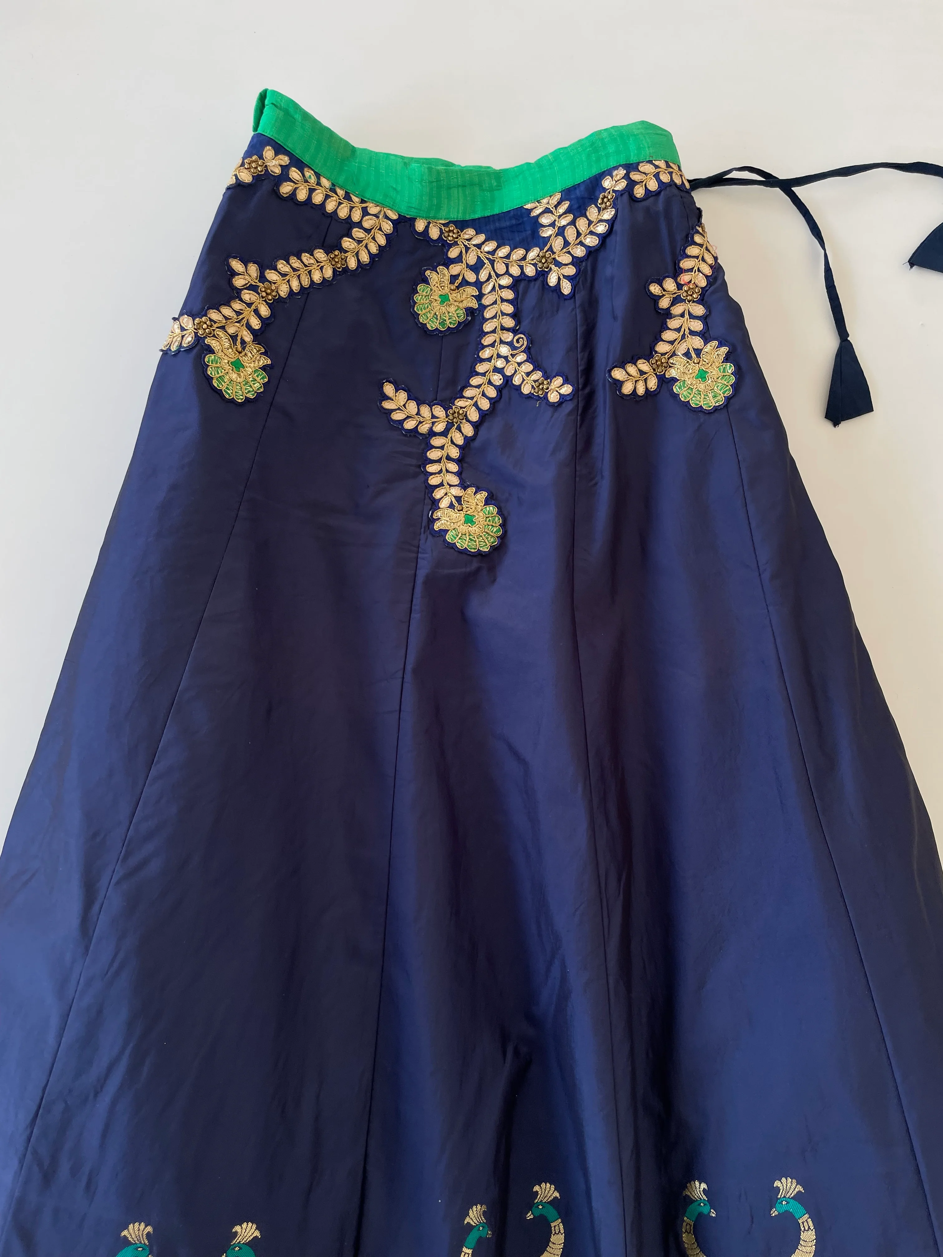 Peacock Embroidered Skirt-Waist 30 to 32 - Image 2