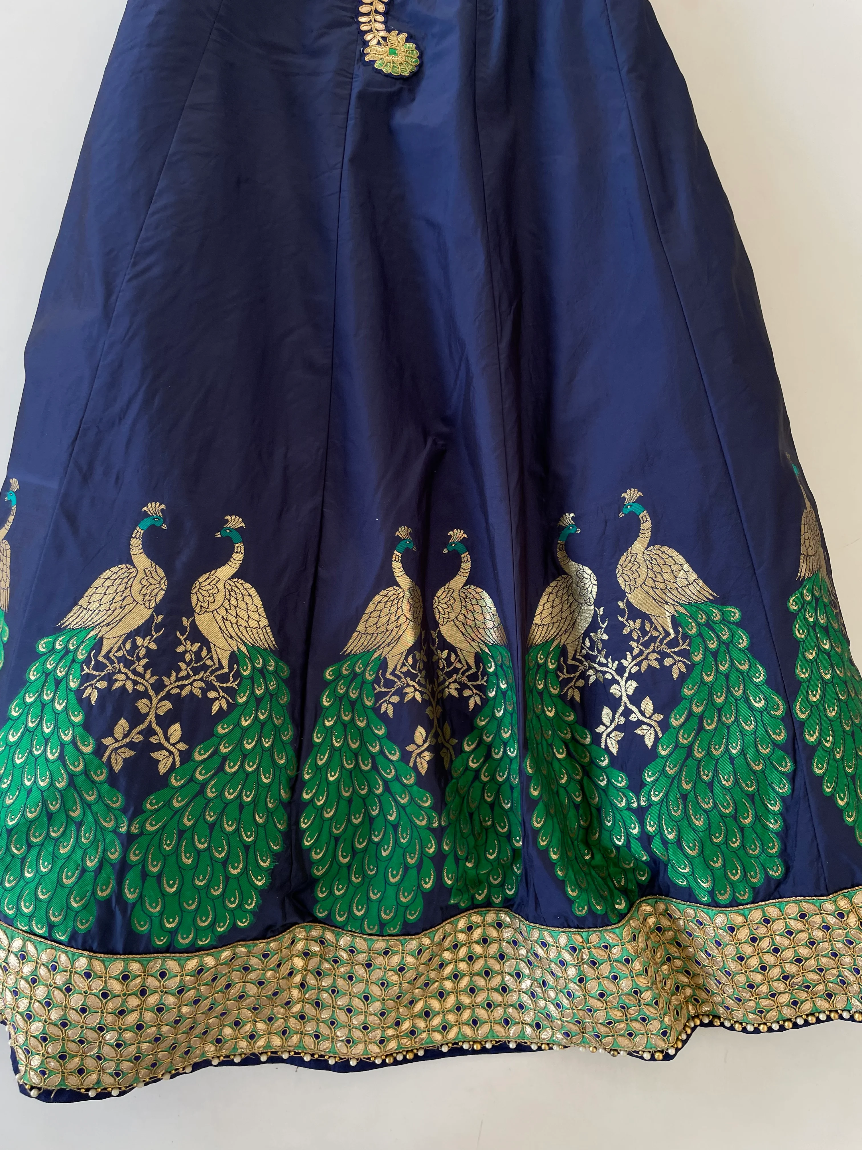 Peacock Embroidered Skirt-Waist 30 to 32 - Image 3