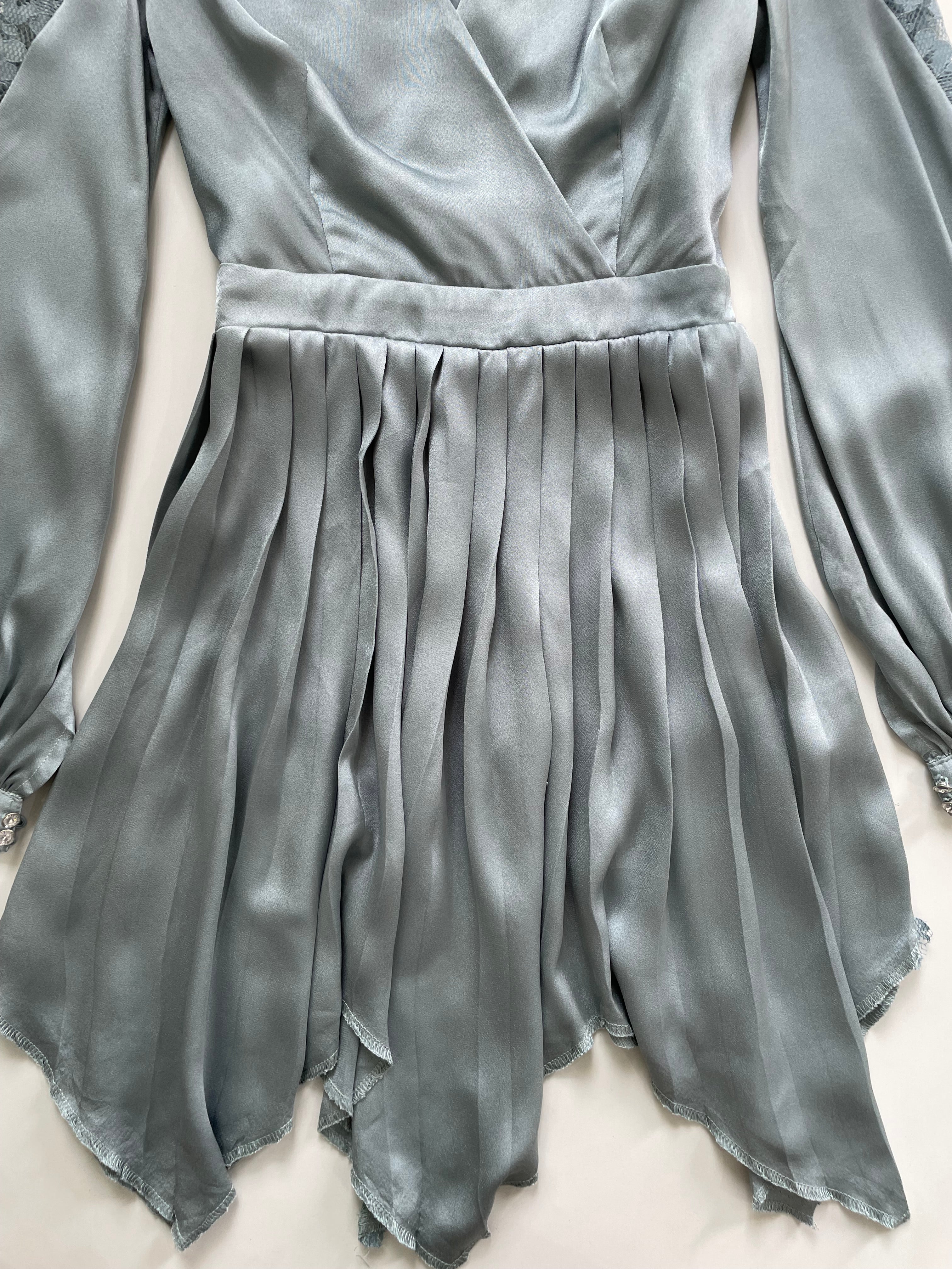 Little Misstress Satin Dress-Bust 32 - Image 3