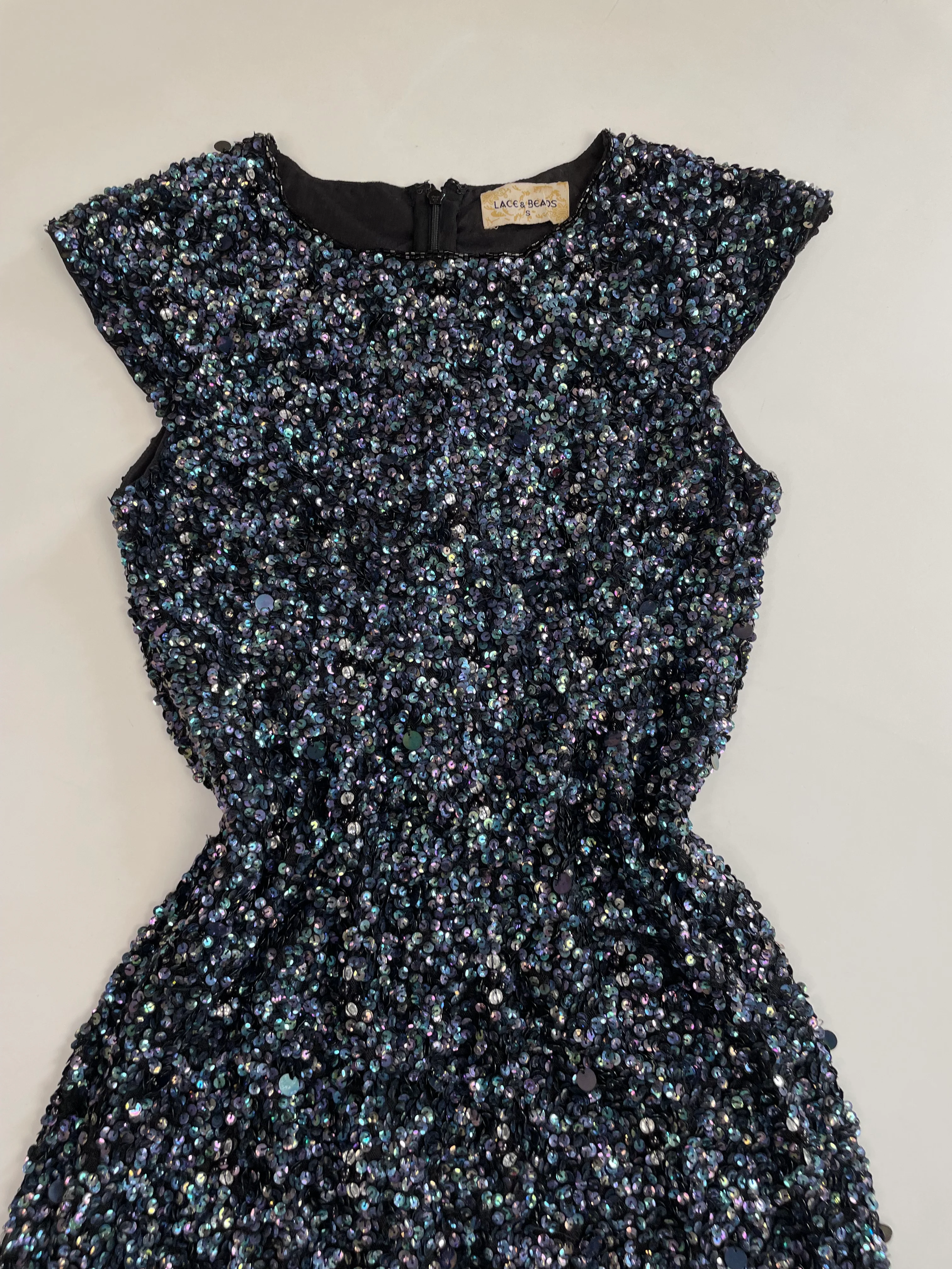 Lace & Beads Embroidered Dress-Bust 30 to 32 - Image 2
