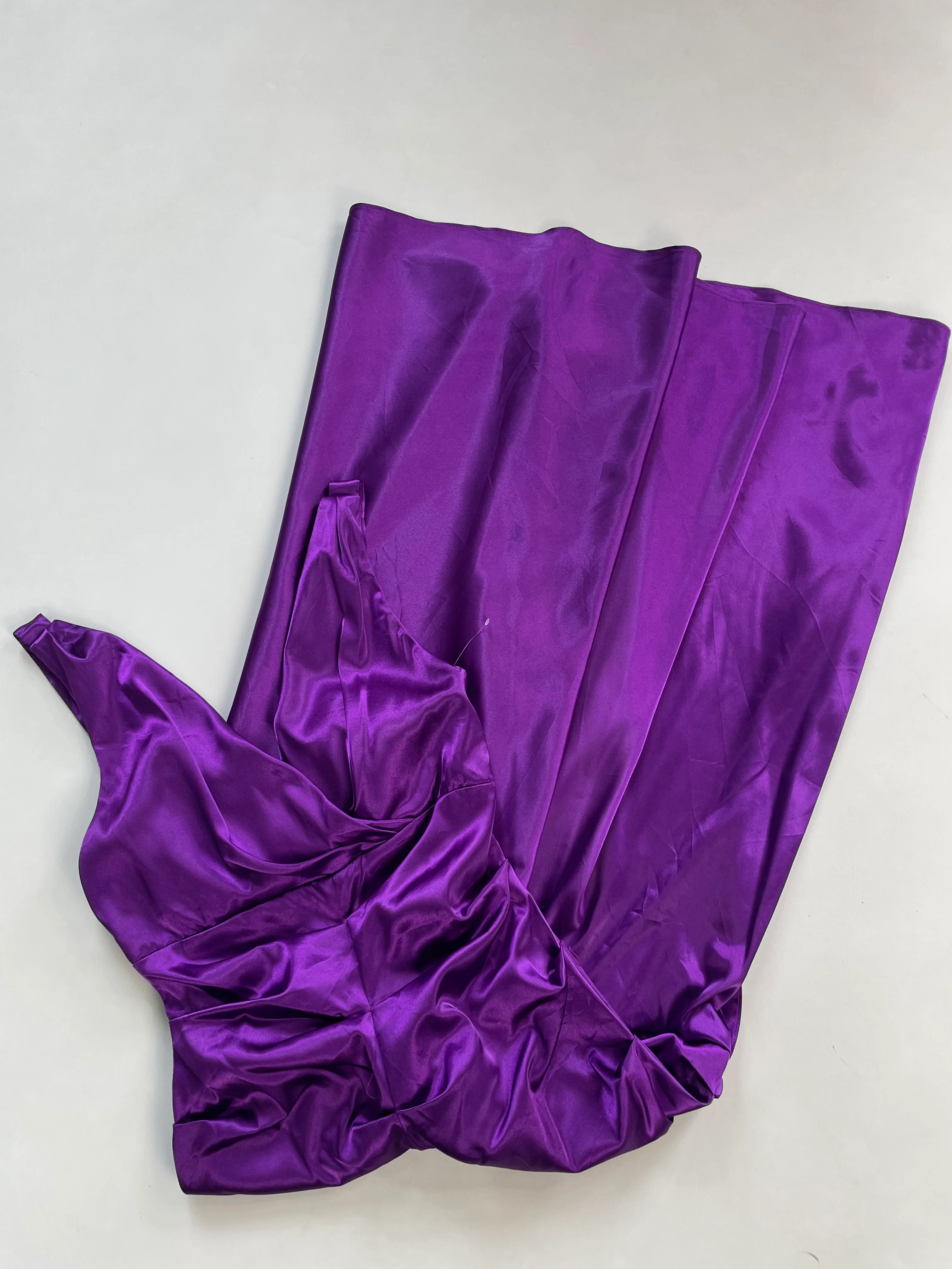 Satin Ruched Dress-Bust 30 to 32 - Image 2