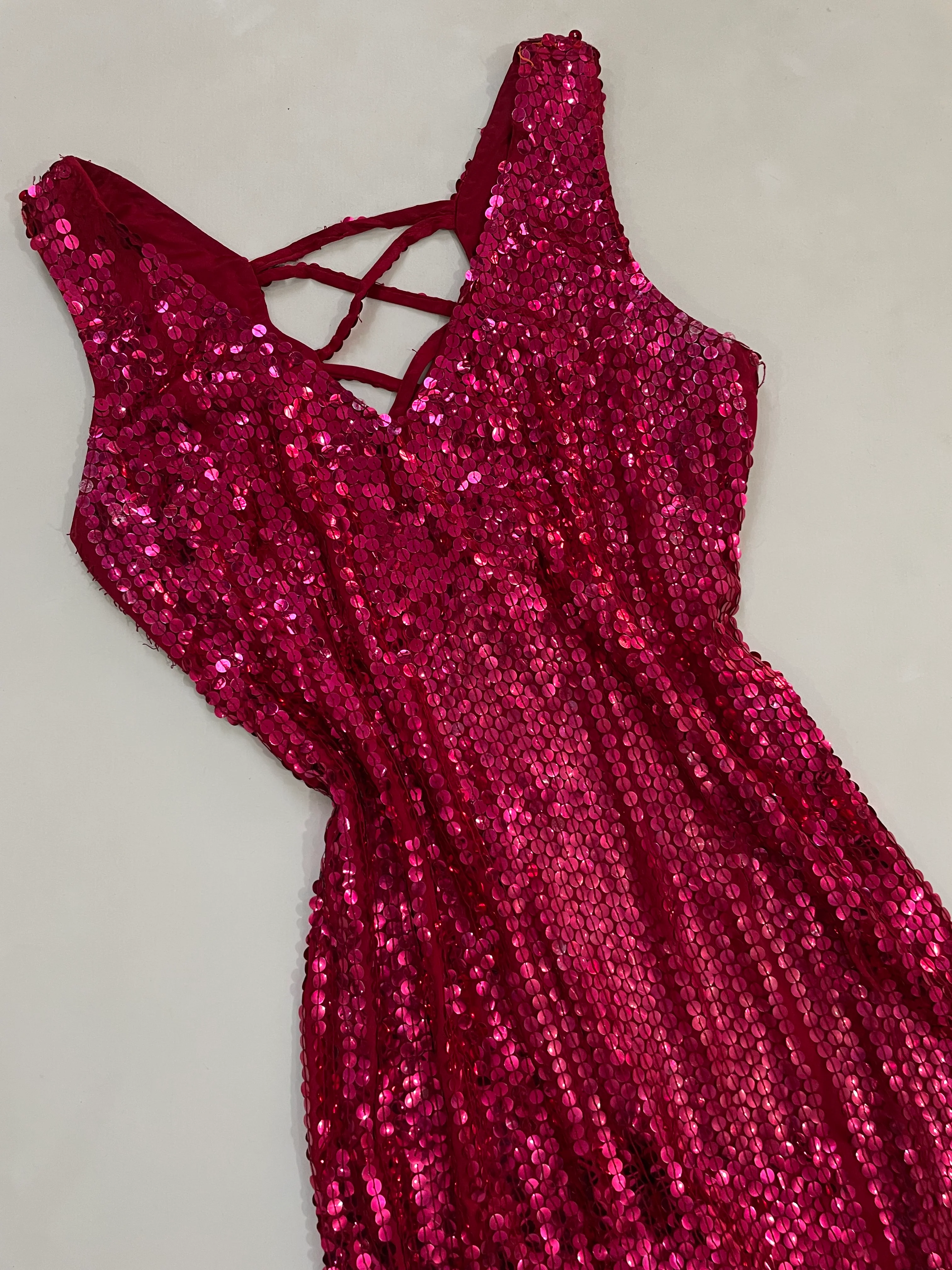 Sequins Slit Dress-Bust 36 - Image 2