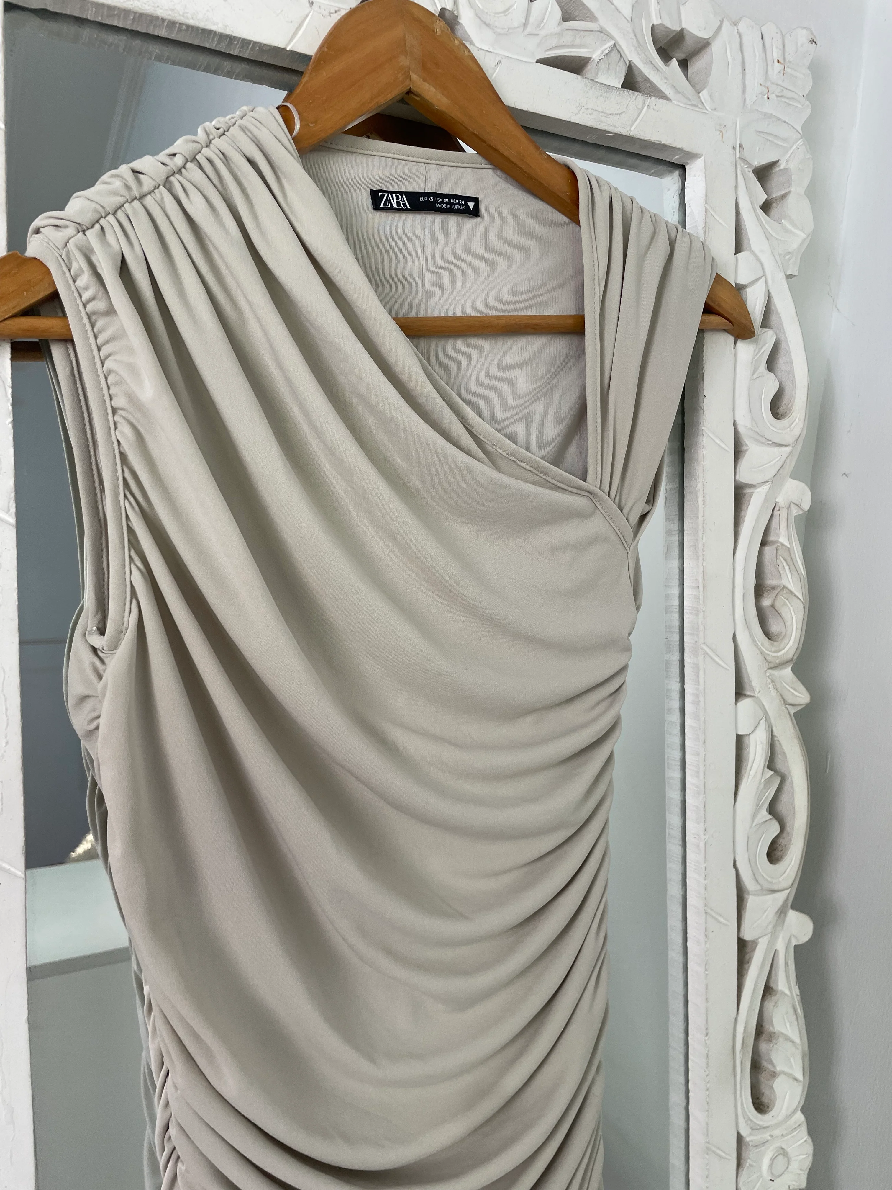 Zara Ruched Dress-Bust 34 - Image 2