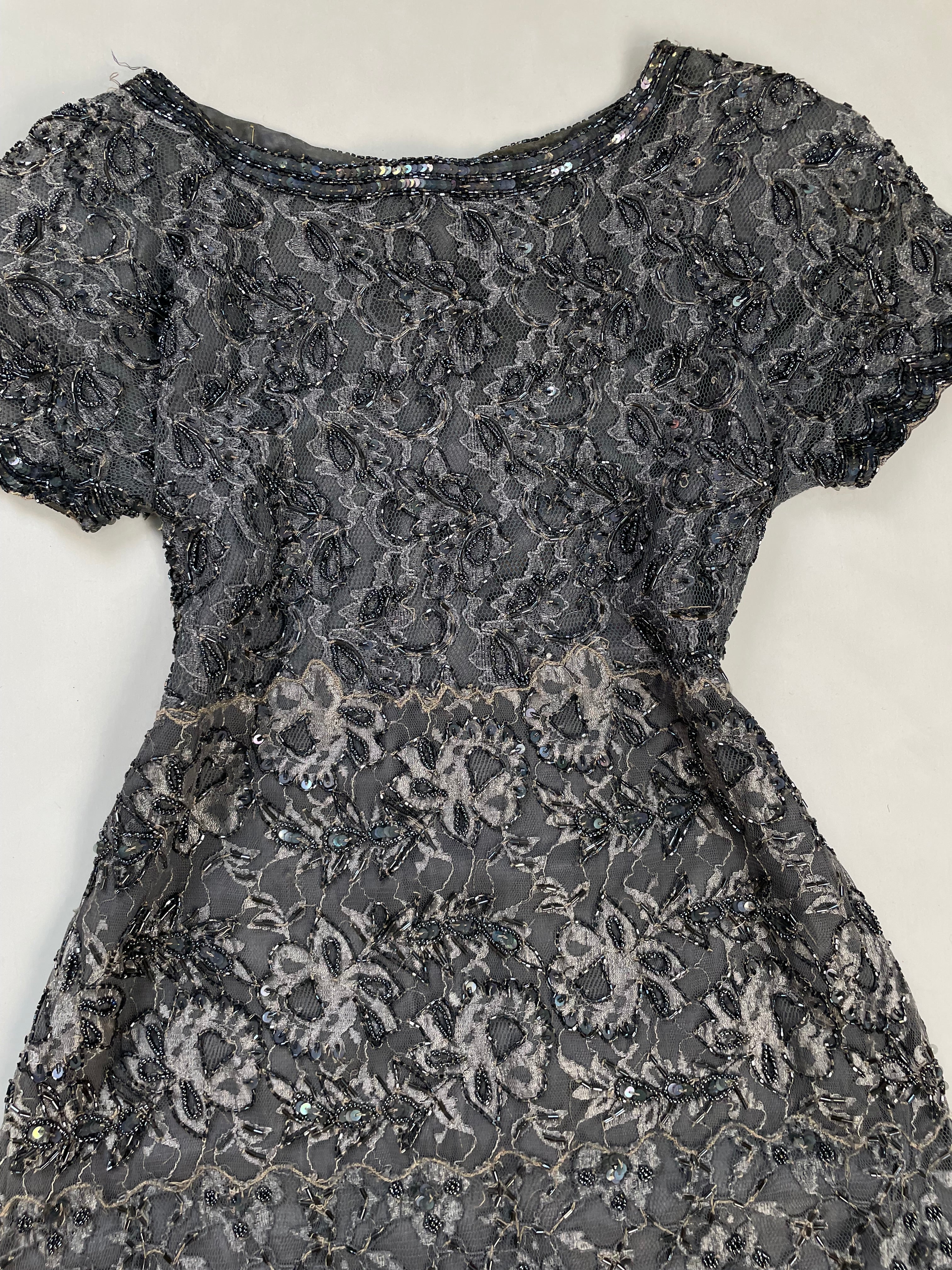 Heavily Hand Embroidered Dress-Bust 34 - Image 2
