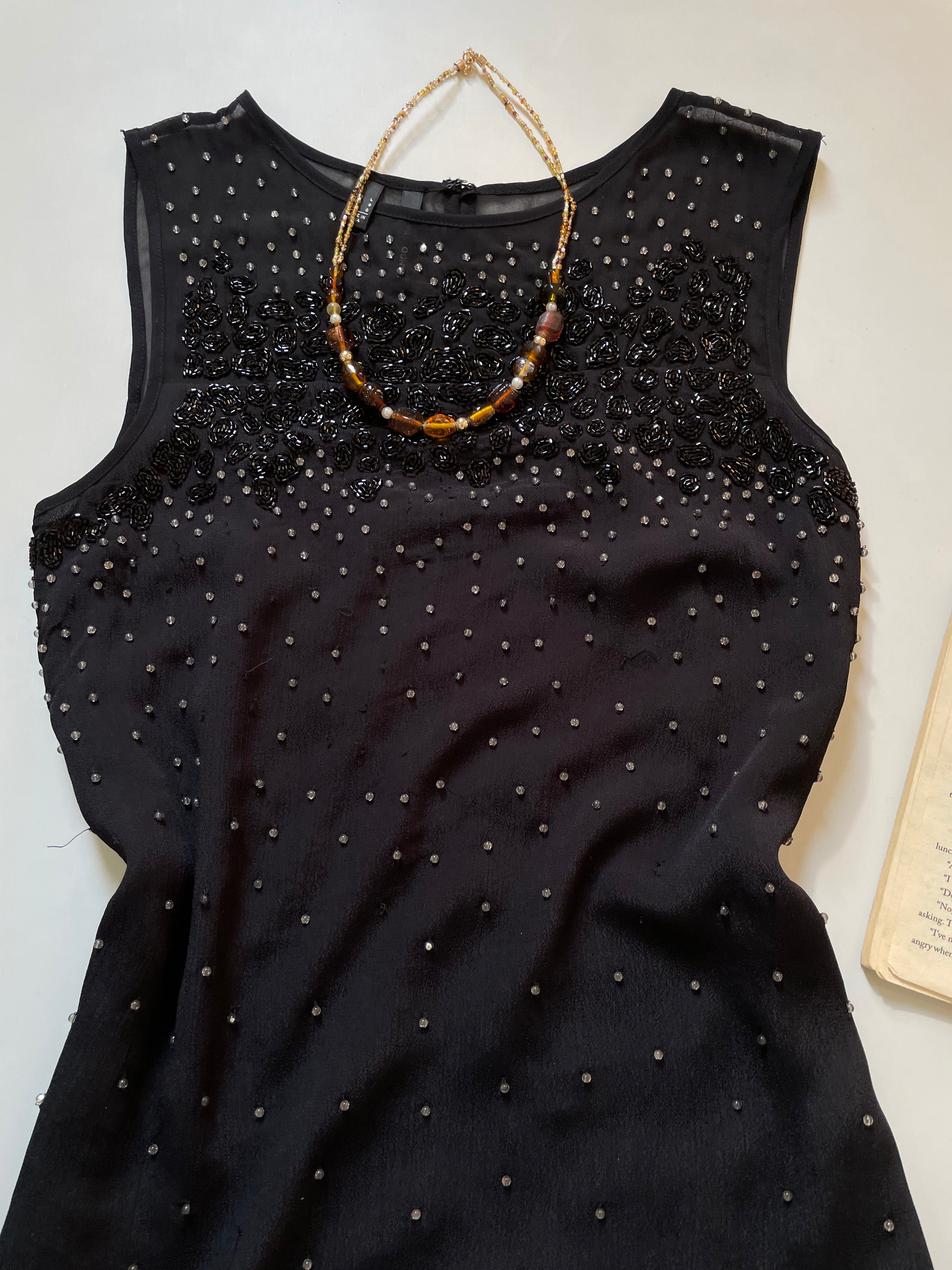 Mango Embroidered Dress-Bust 36 - Image 2