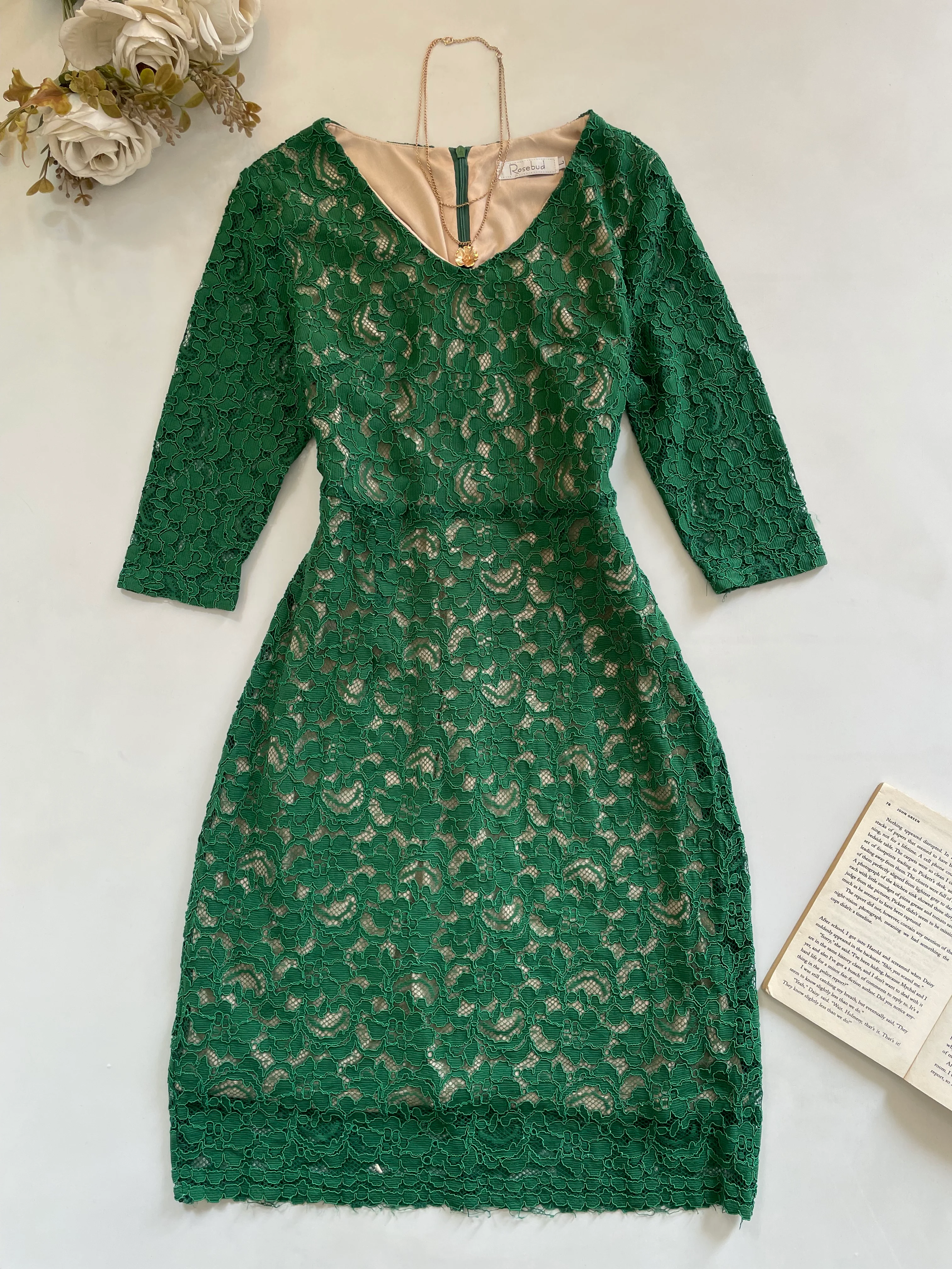 Rosebud Lace Dress-Bust 32