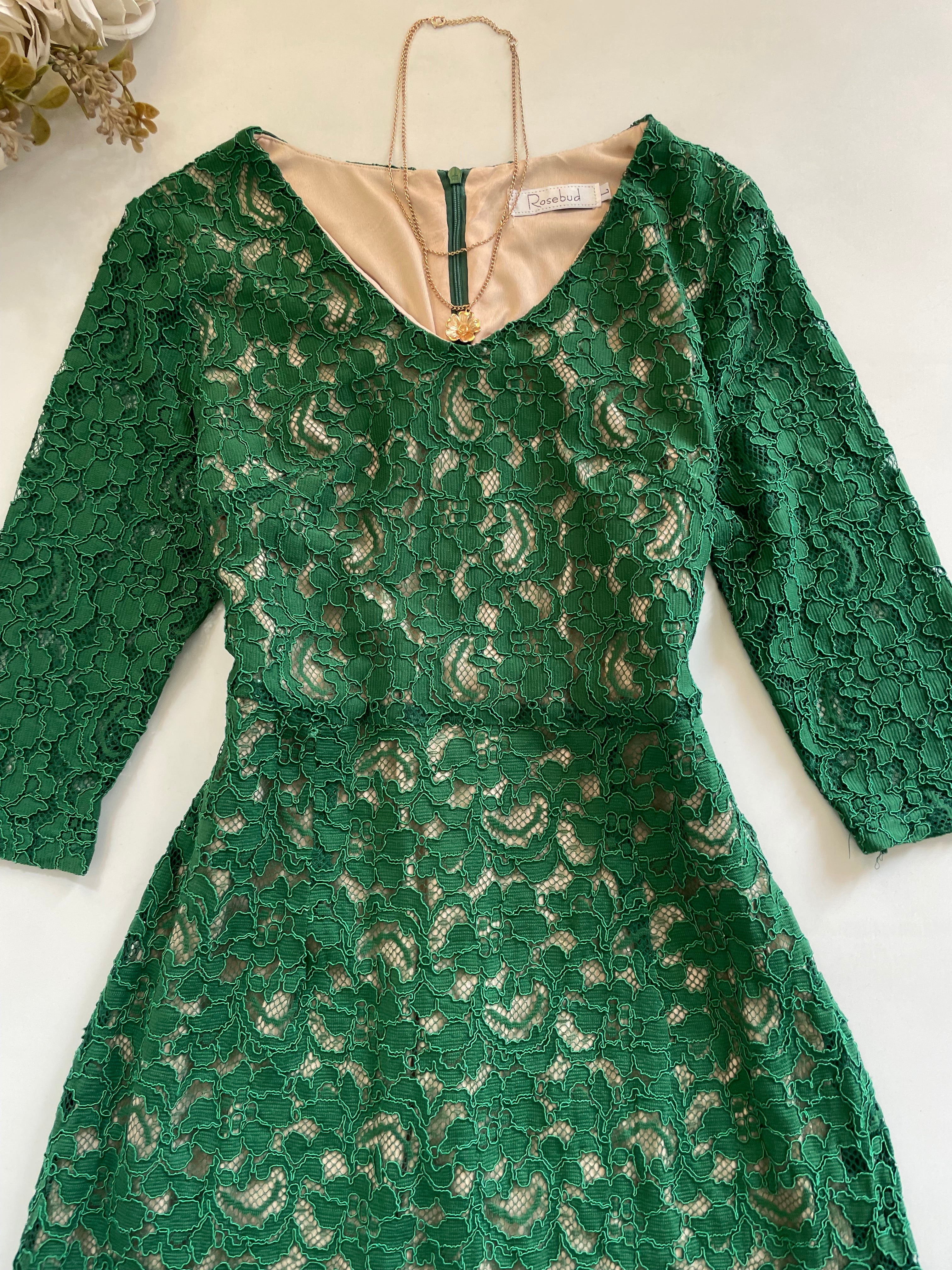Rosebud Lace Dress-Bust 32 - Image 2