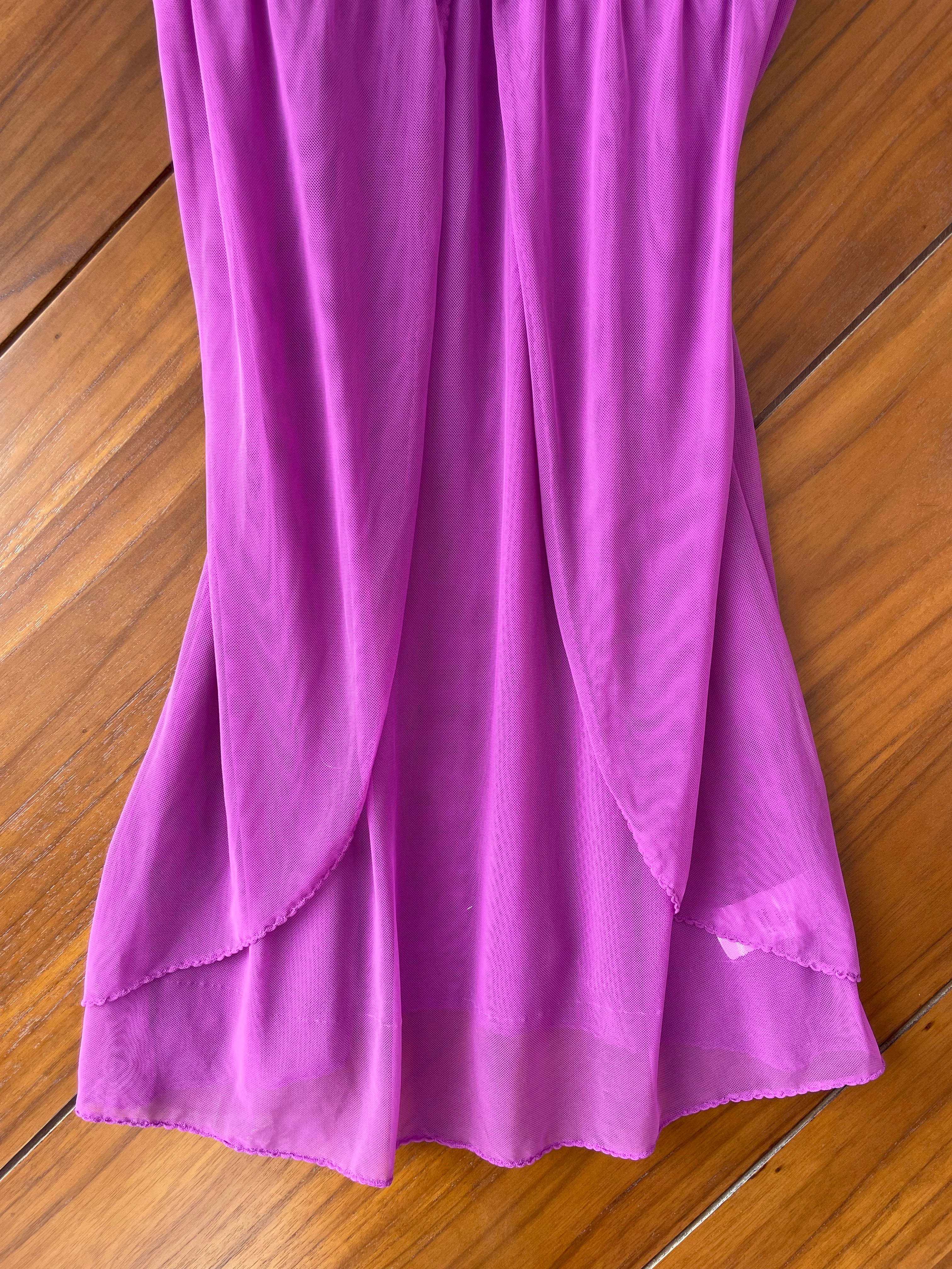 Purple Slip Dress-Bust 34 - Image 3