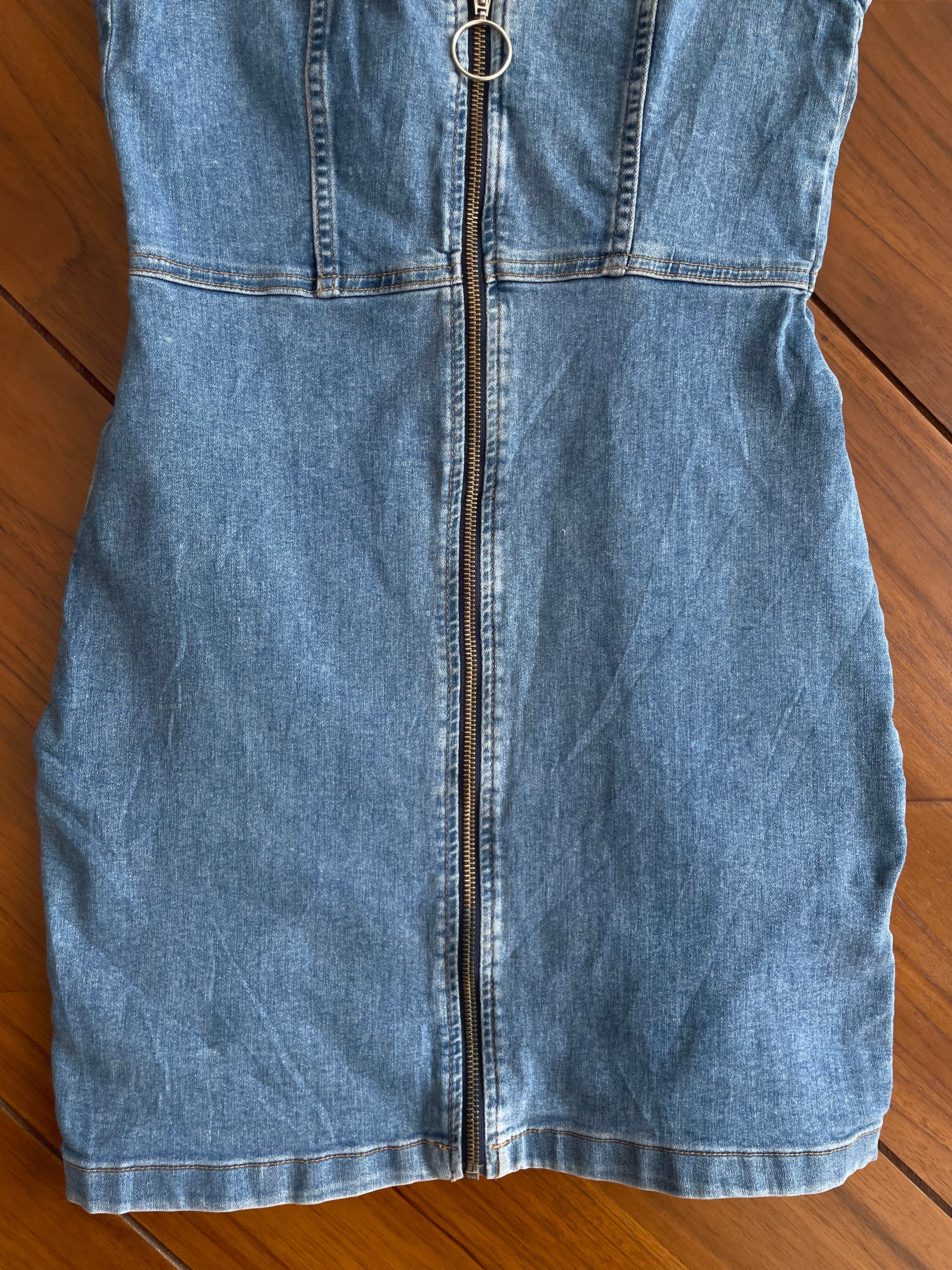 H&M Denim Dress-Bust 32 - Image 3