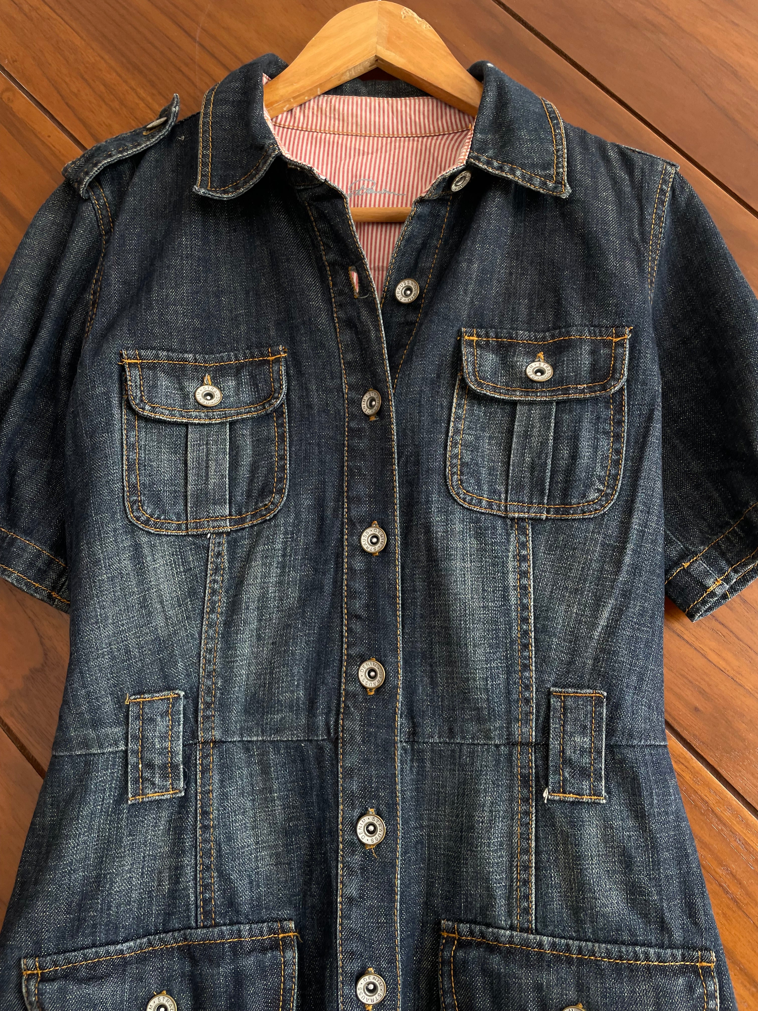 Strauss Denim Dress-Bust 36 - Image 2
