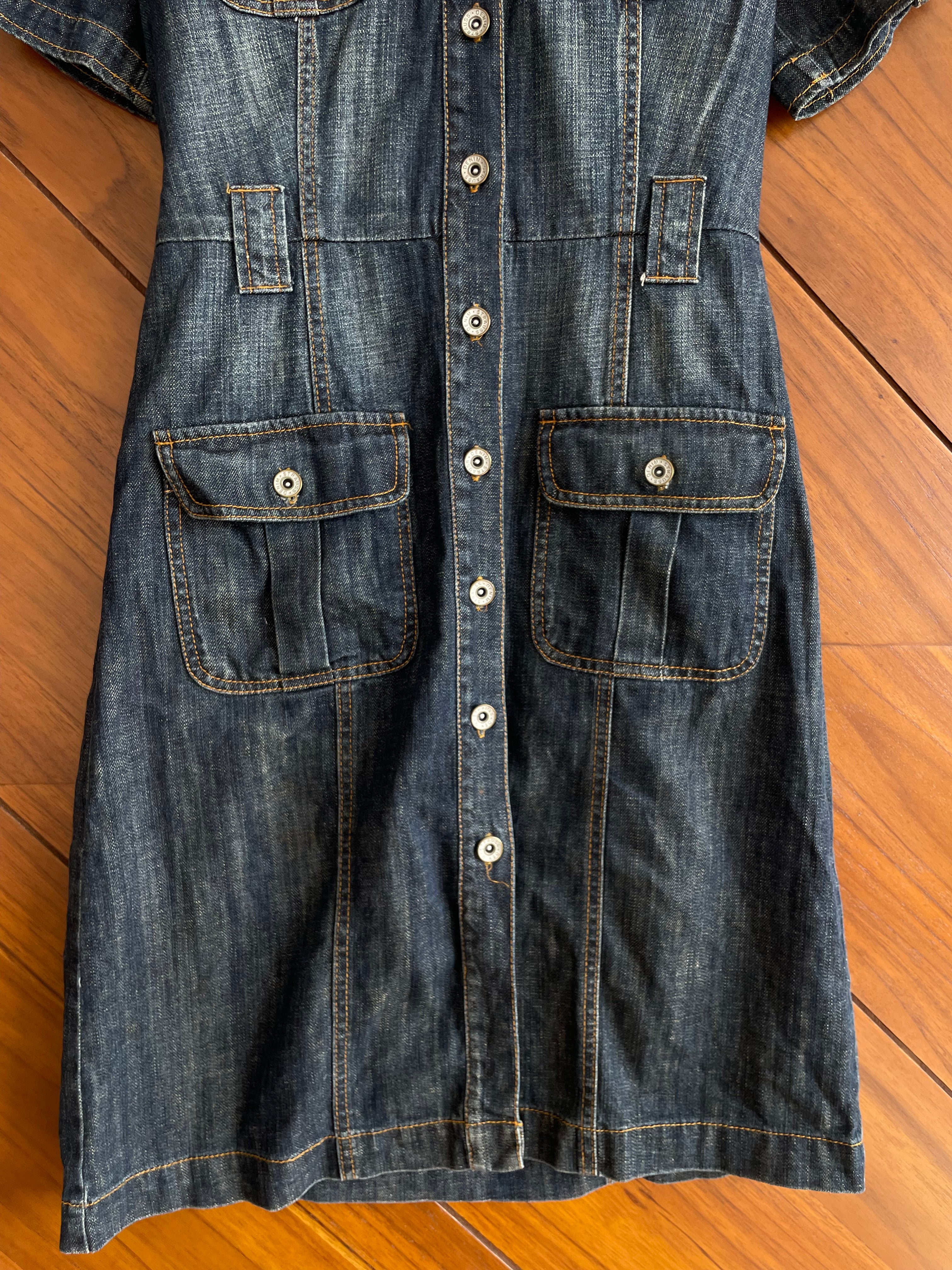 Strauss Denim Dress-Bust 36 - Image 3