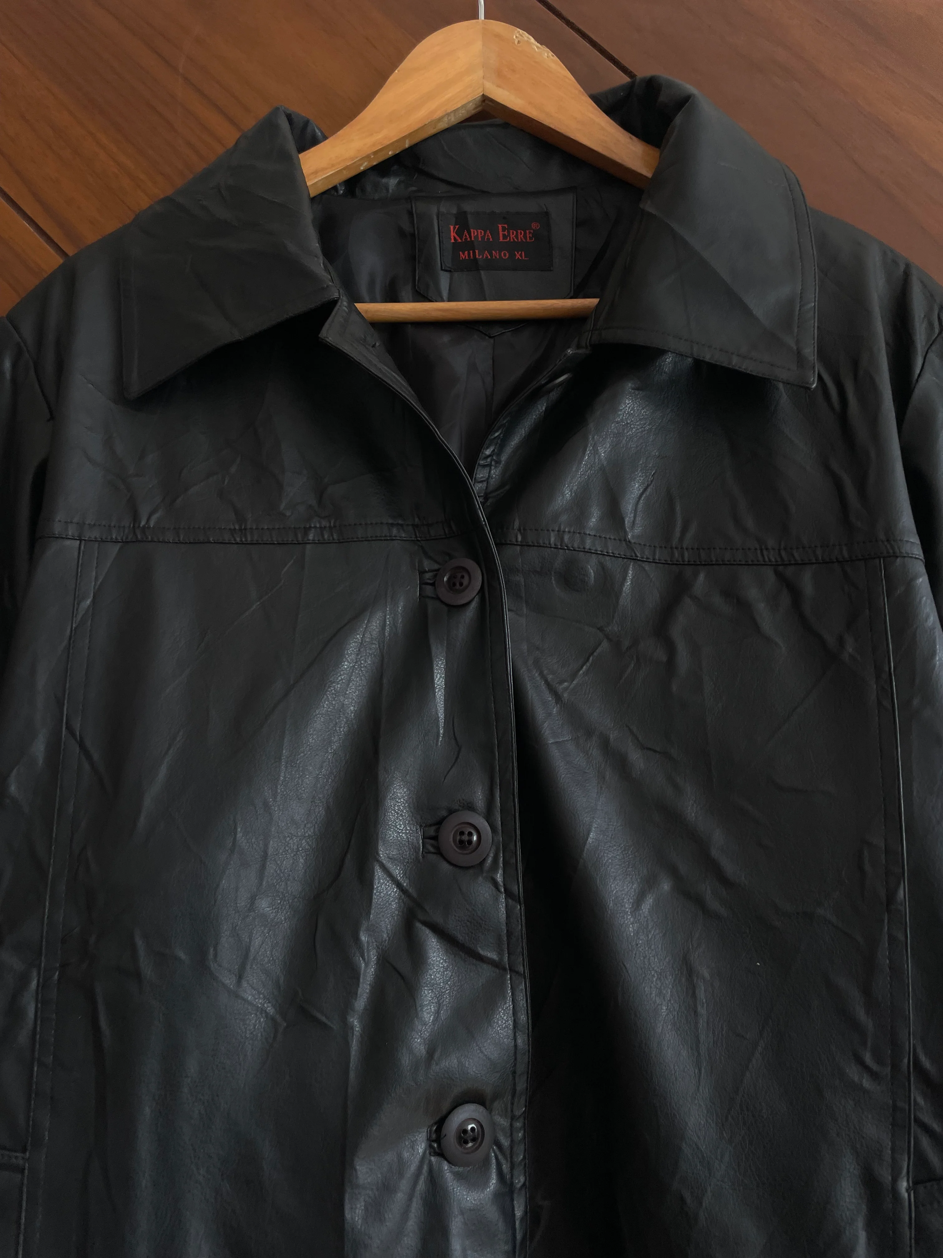 Kappa Erre Milano Leather Jacket-Bust 44 - Image 2