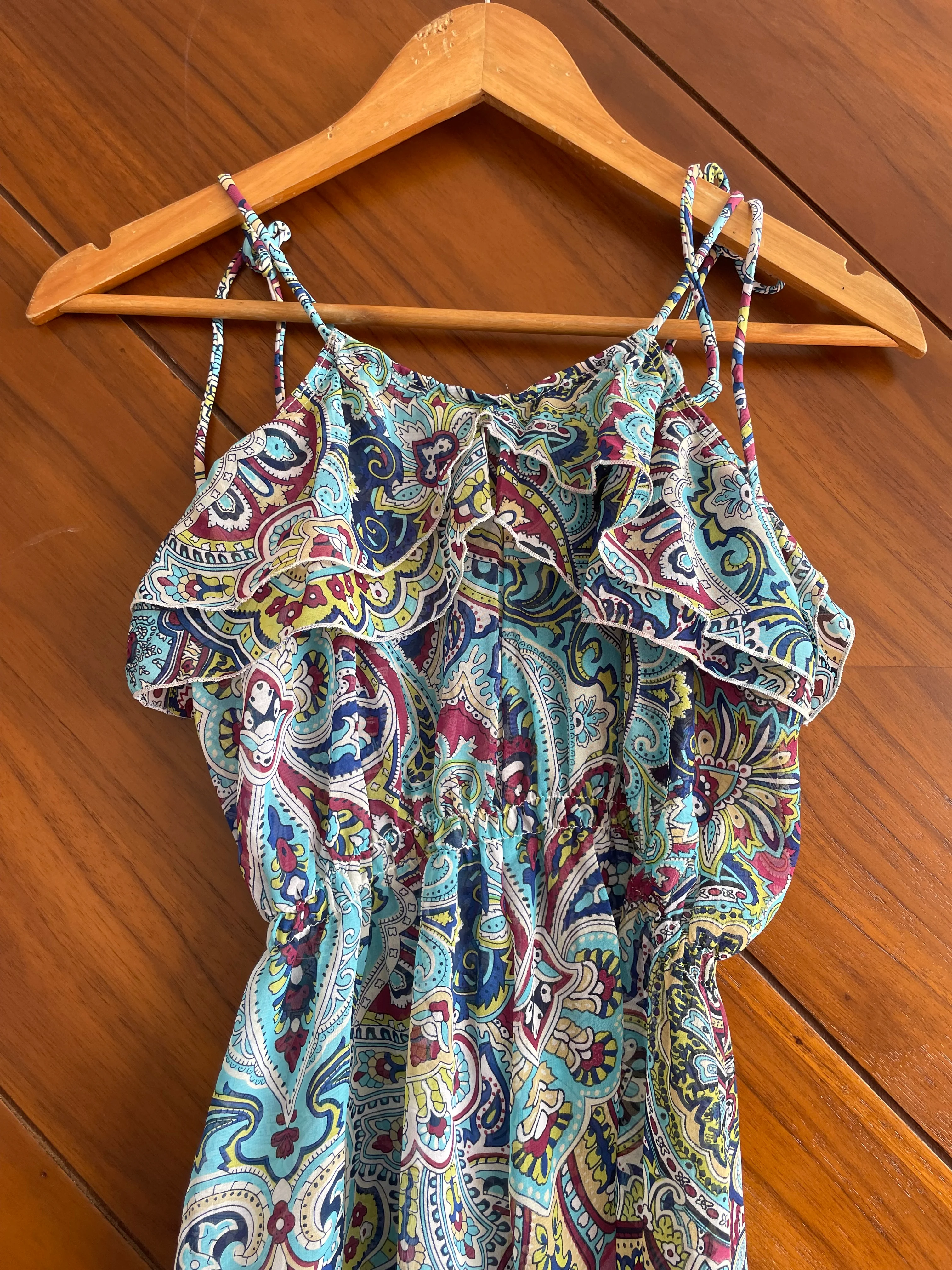 Paisley Sheer Dress-Bust 32 - Image 2