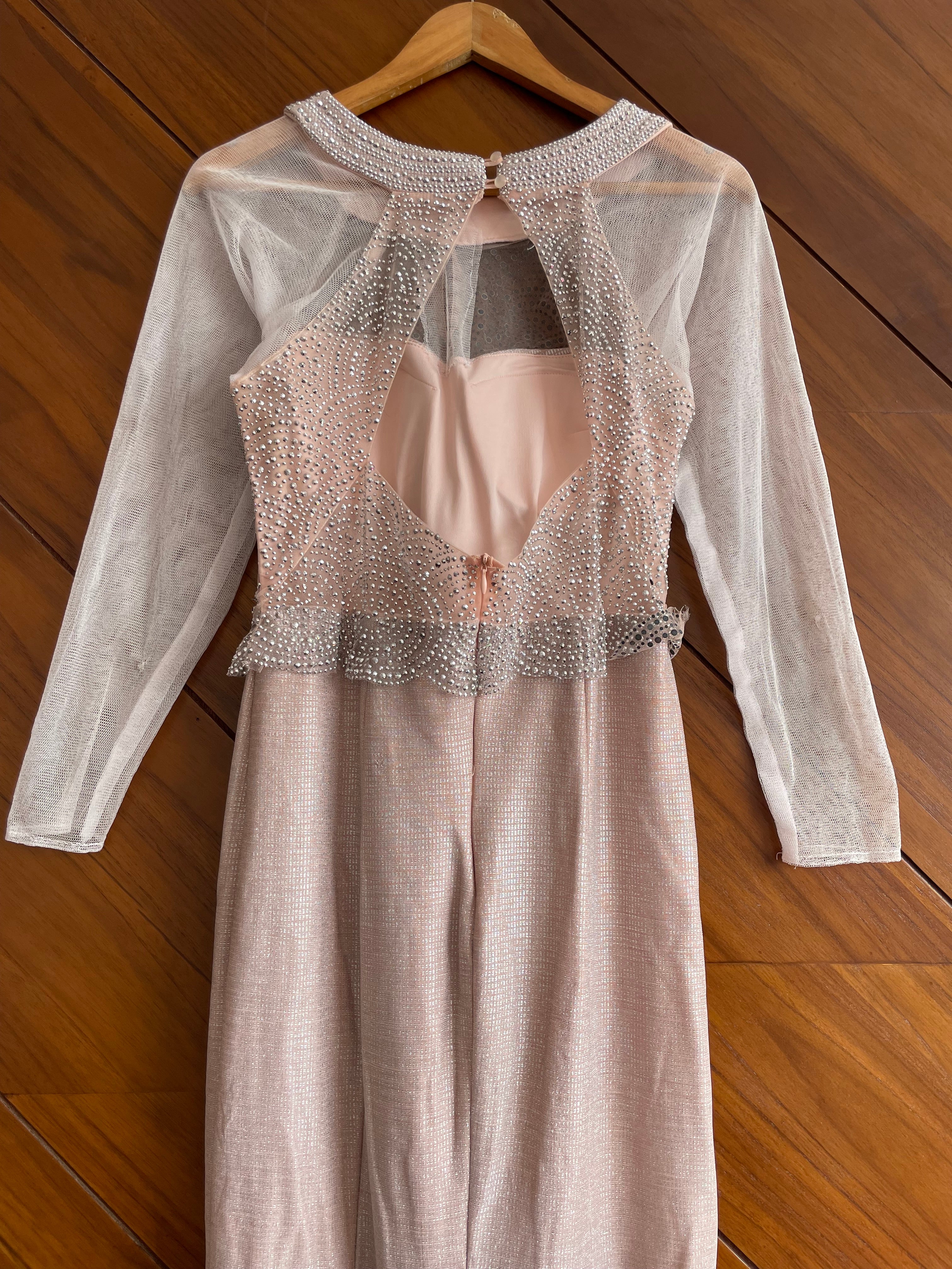 Peack Embellished Dress-Bust 34 - Image 3