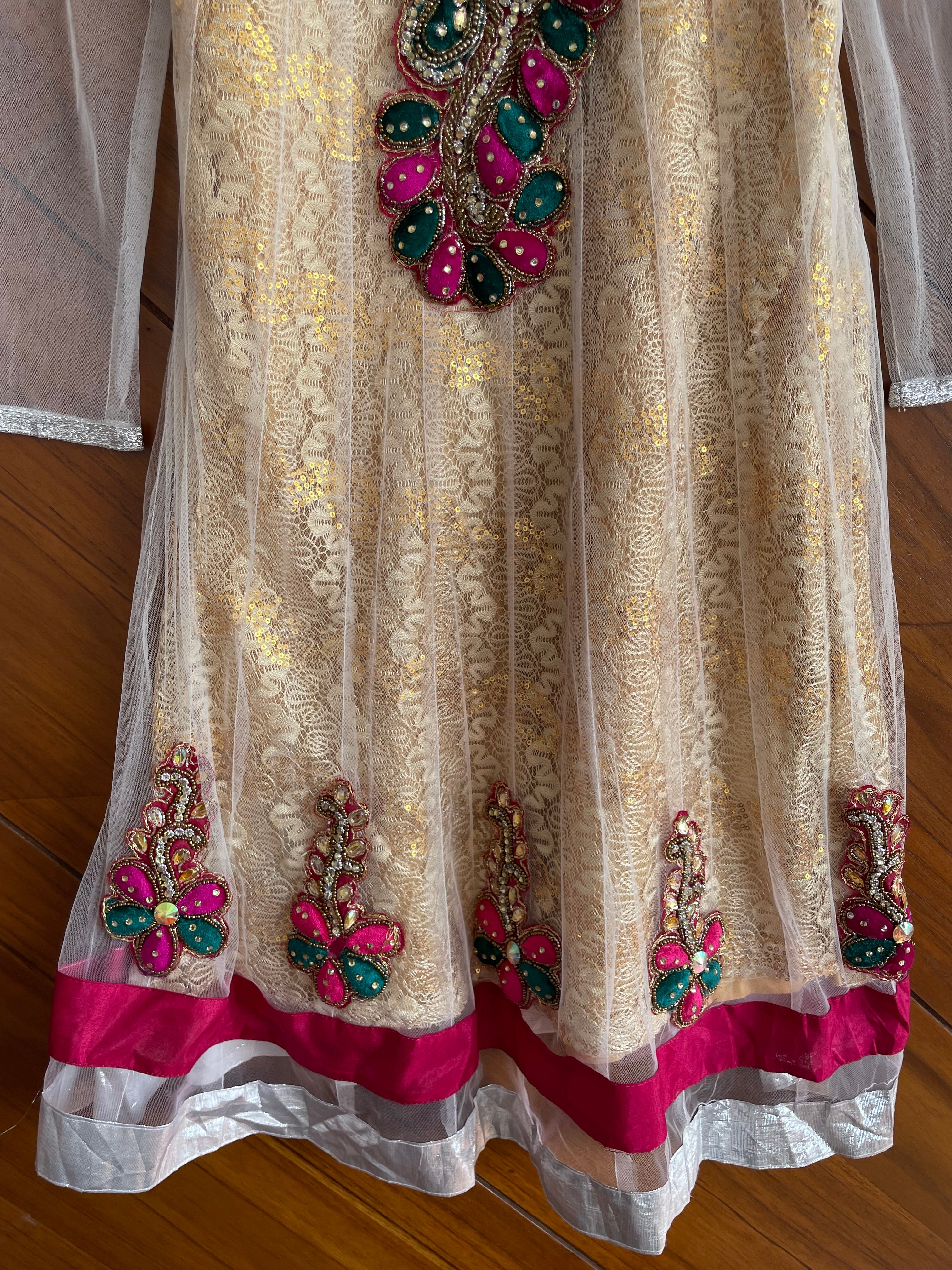 Hand Embroidered Kurta-Bust 32 - Image 3