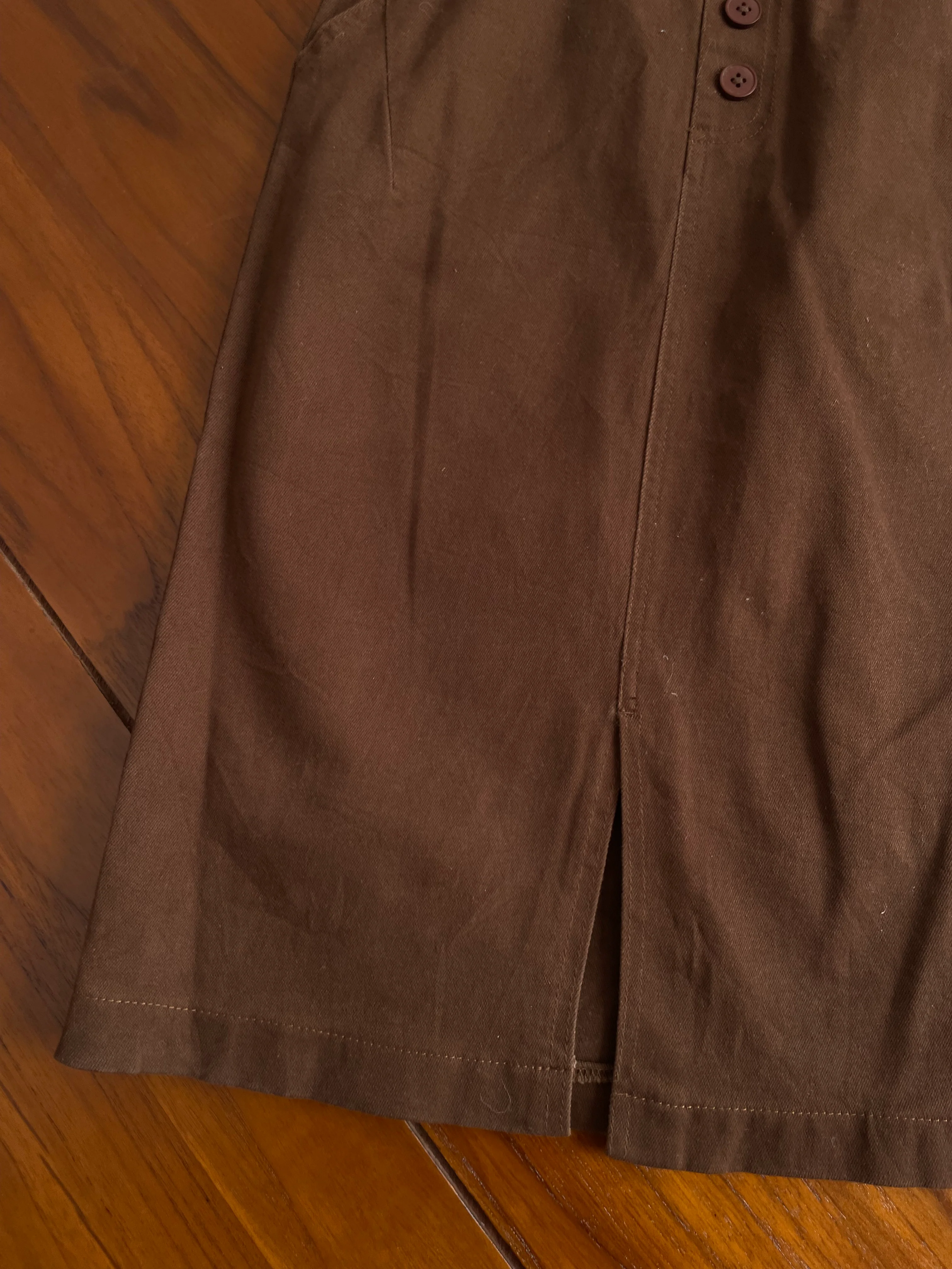 Denim Brown Skirt-Waist 28 to 30 - Image 3