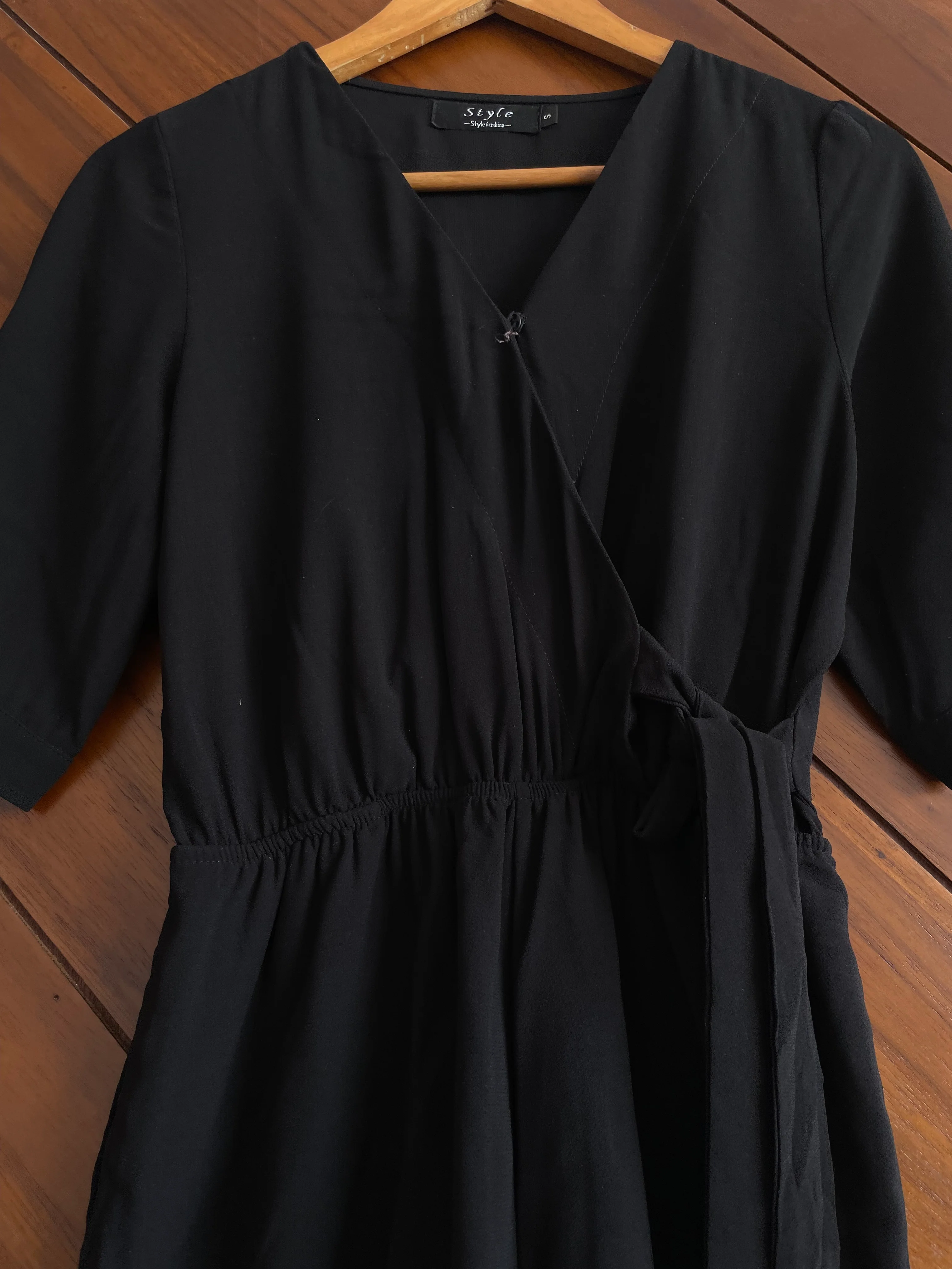 Solid Black Romper-Bust 34 - Image 2